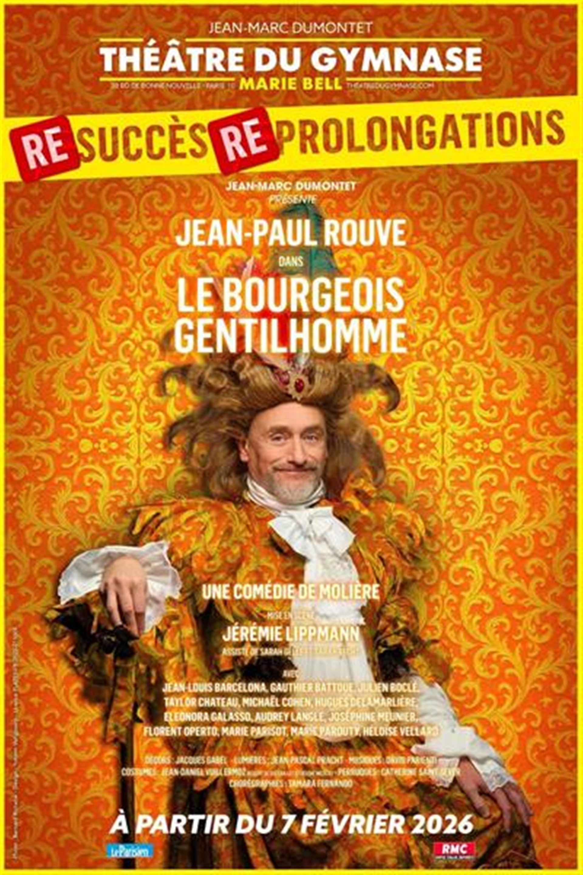 Le Bourgeois Gentilhomme avec Jean-Paul Rouve
