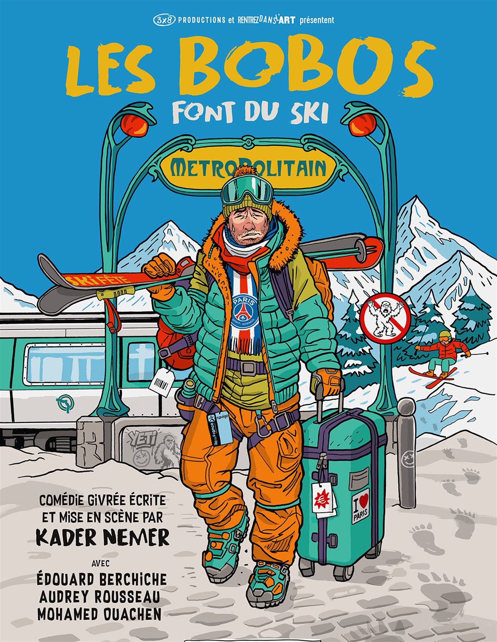 Les bobos font du ski