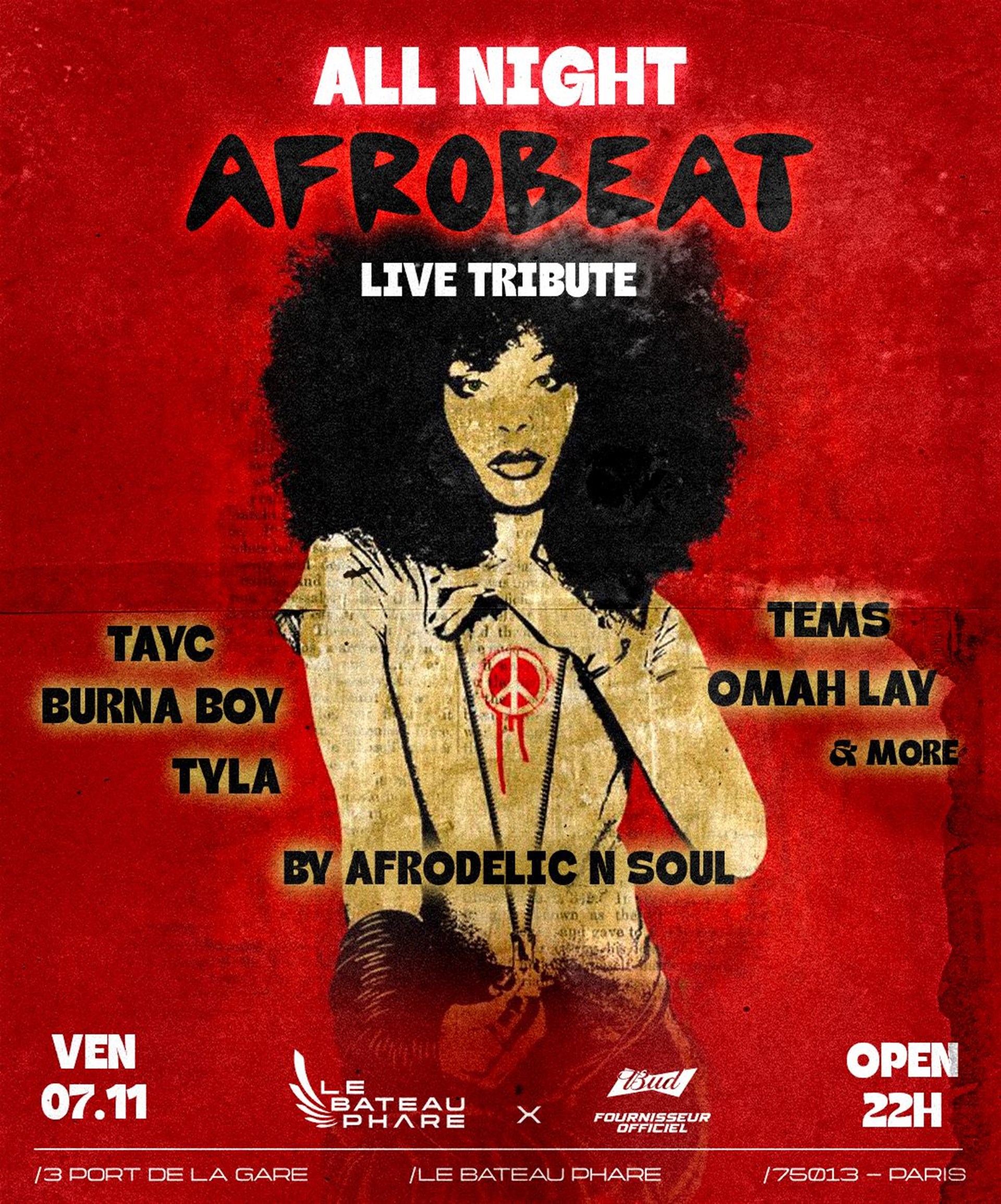 All Night Afrobeat : Tribute concert