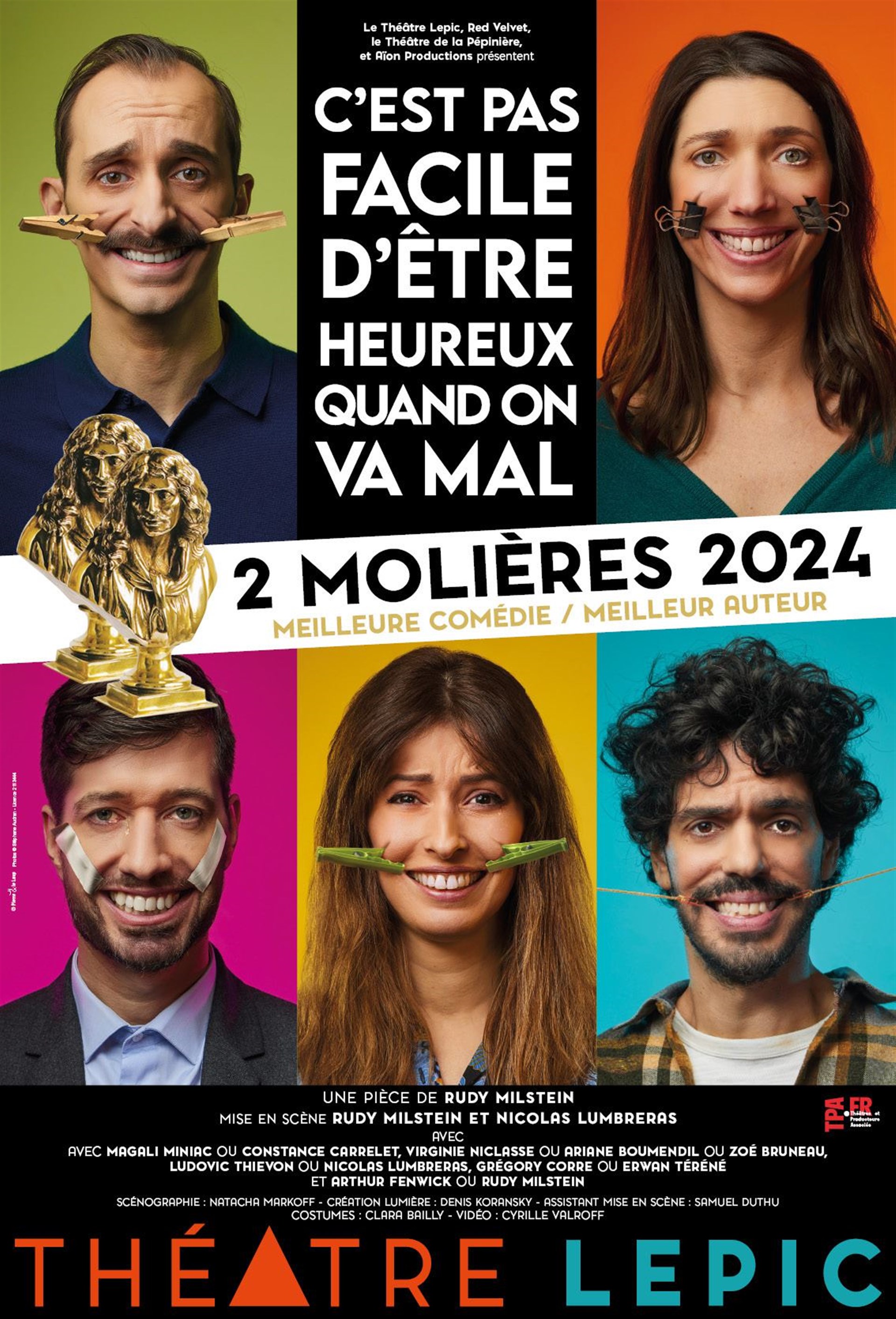 C'est pas facile d'être heureux quand on va mal