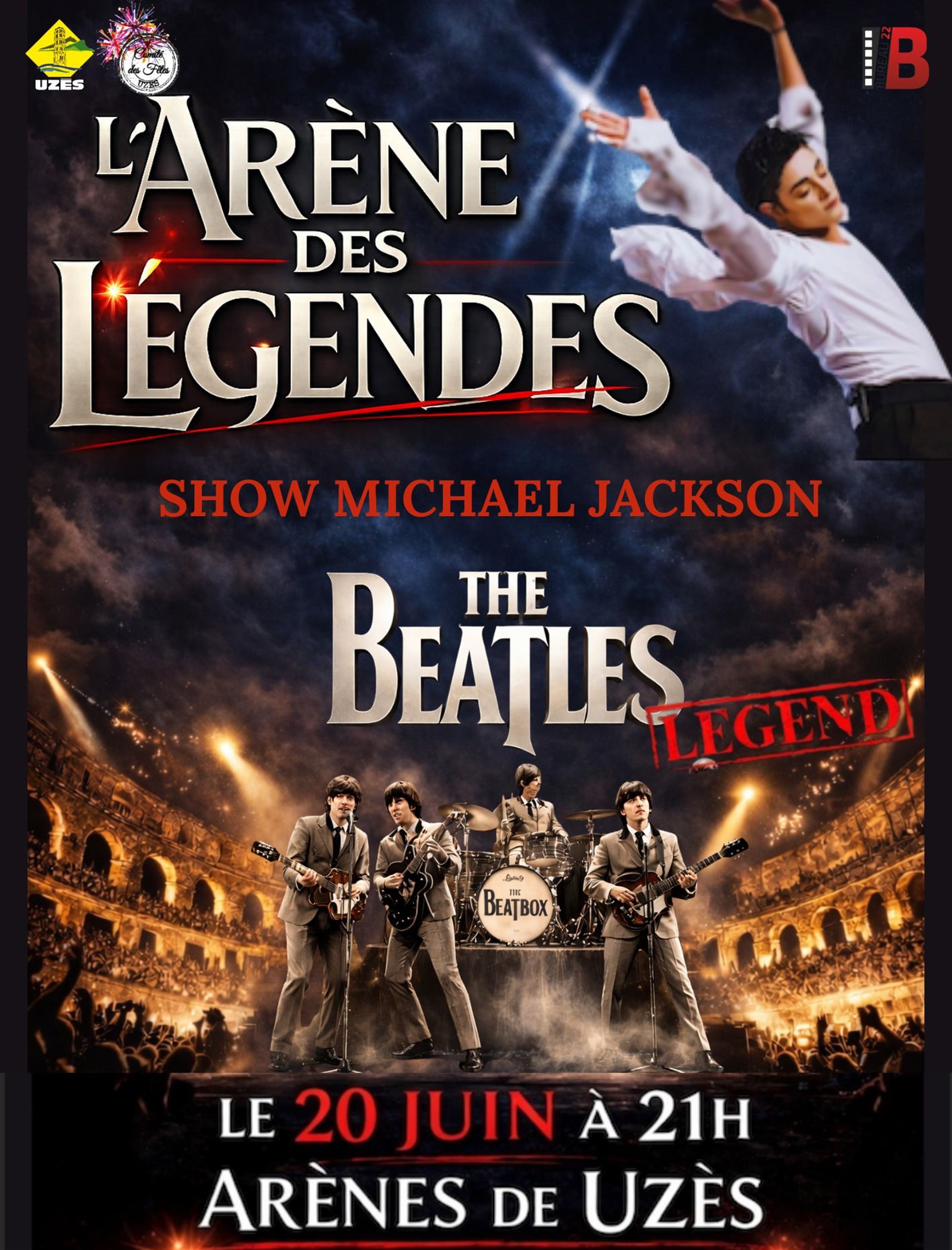 L'arène des légendes : The Beatles legend + Show Michael Jackson