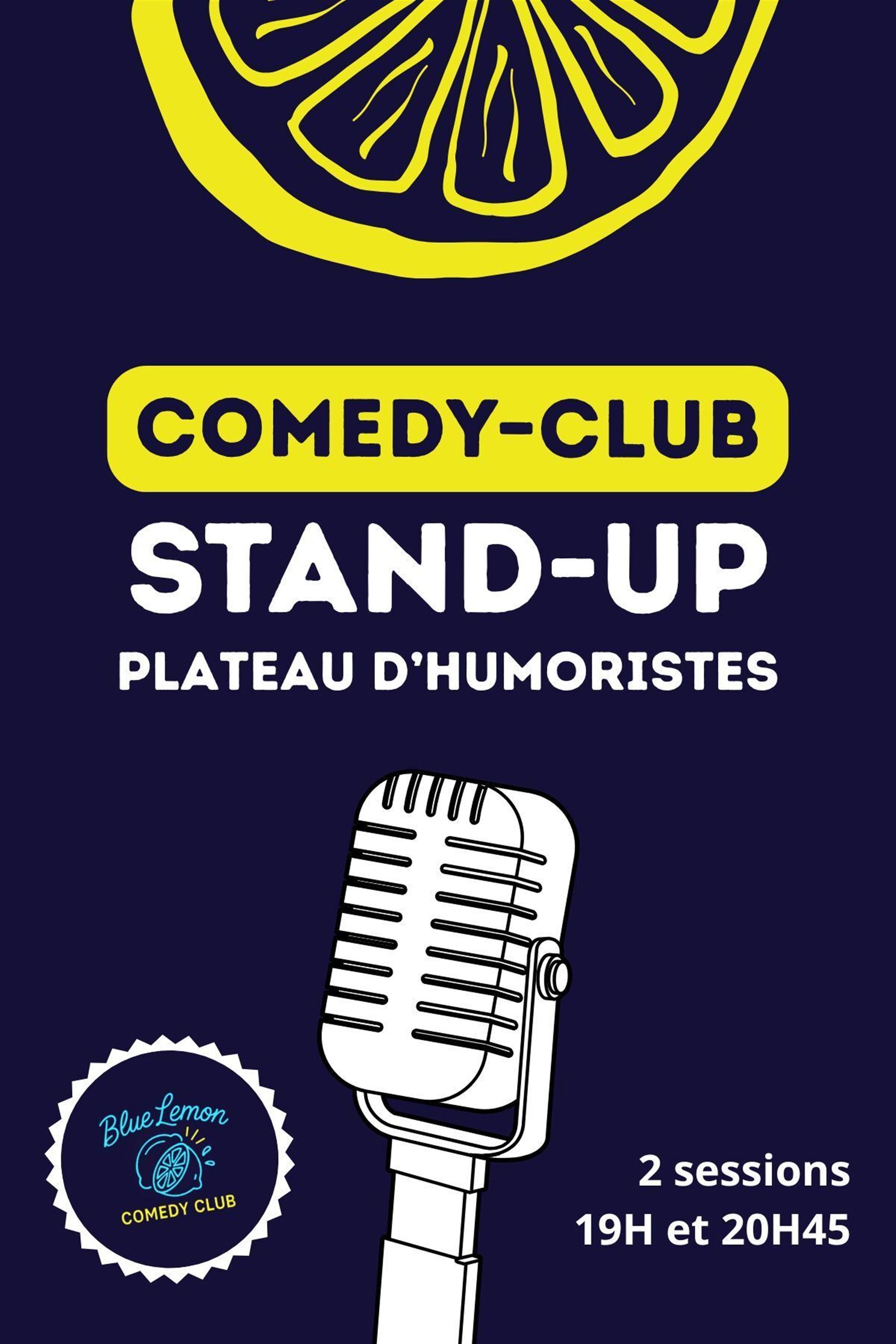 Cocktail d'agrumes : Plateau d'humoristes