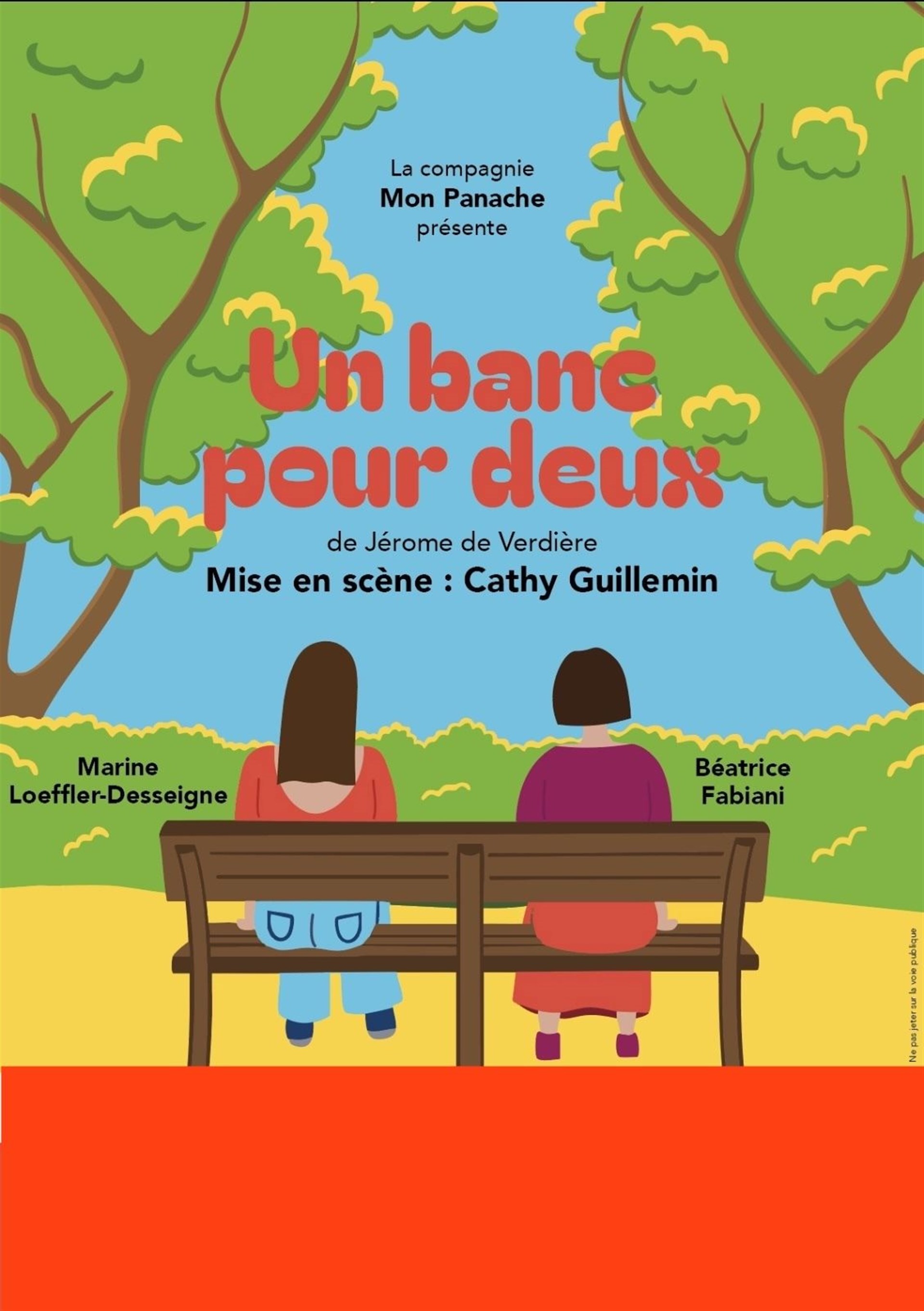 Un banc pour deux