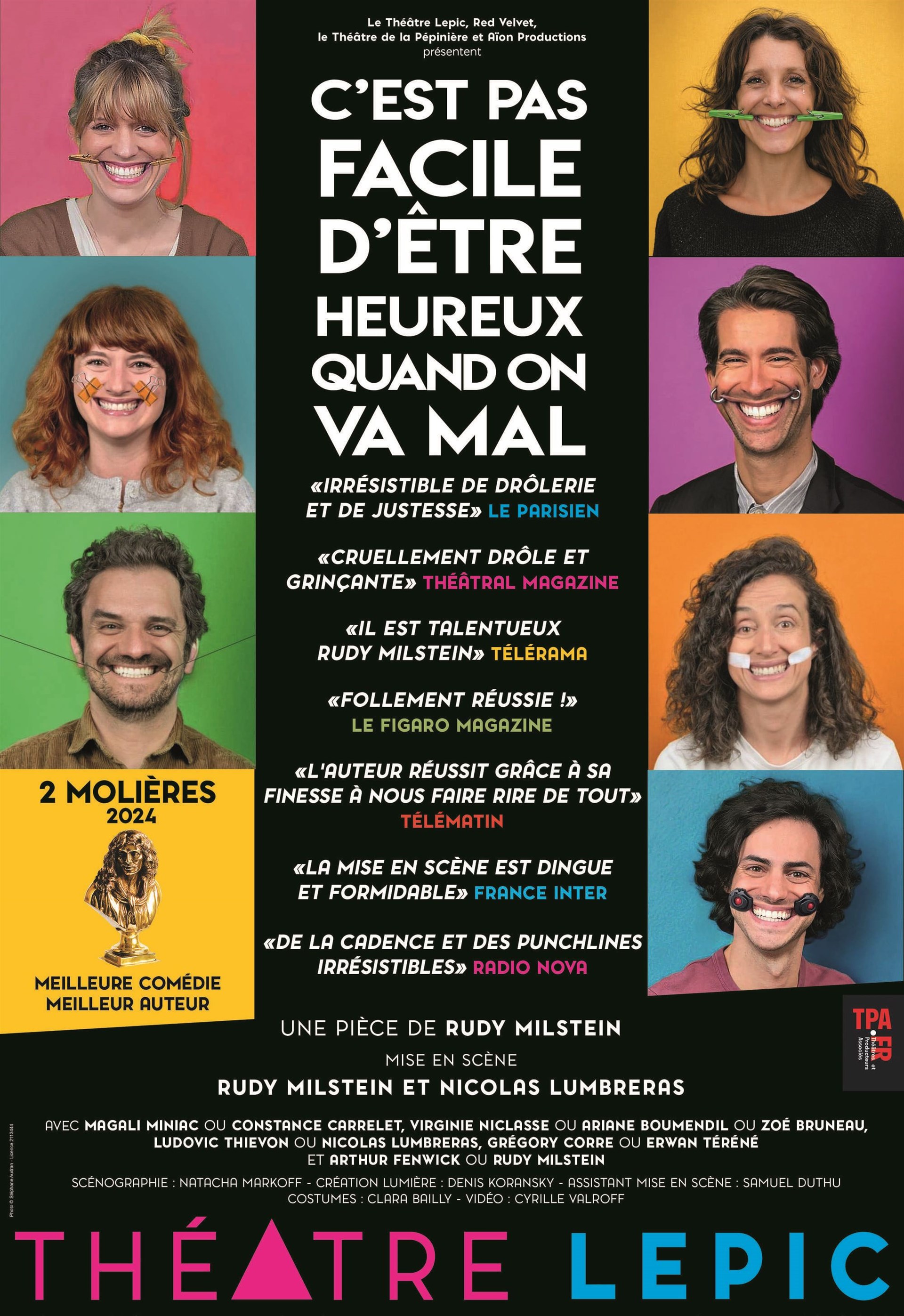 C'est pas facile d'être heureux quand on va mal