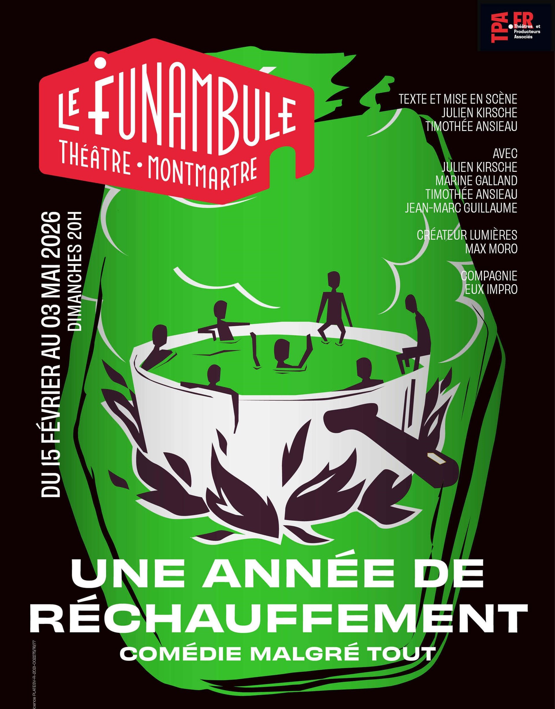 Une année de réchauffement   Par la Compagnie EUX