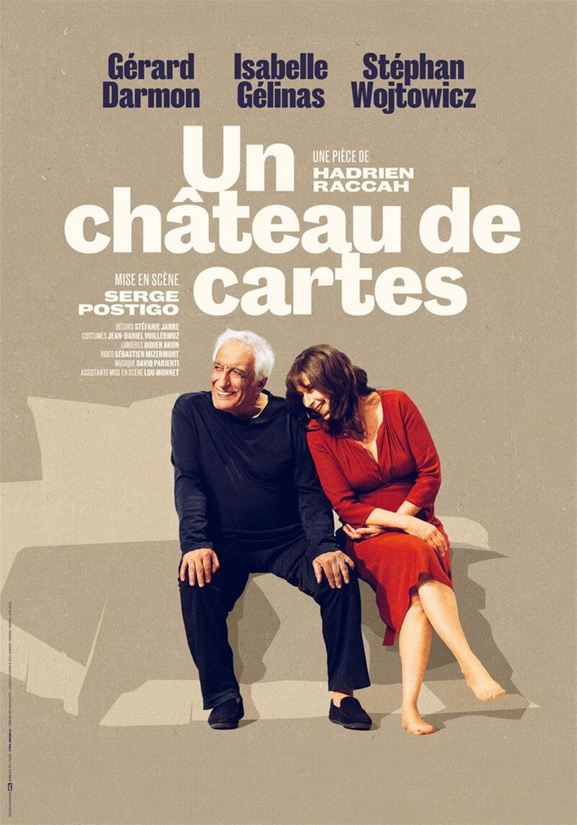 Un château de cartes avec Gérard Darmon