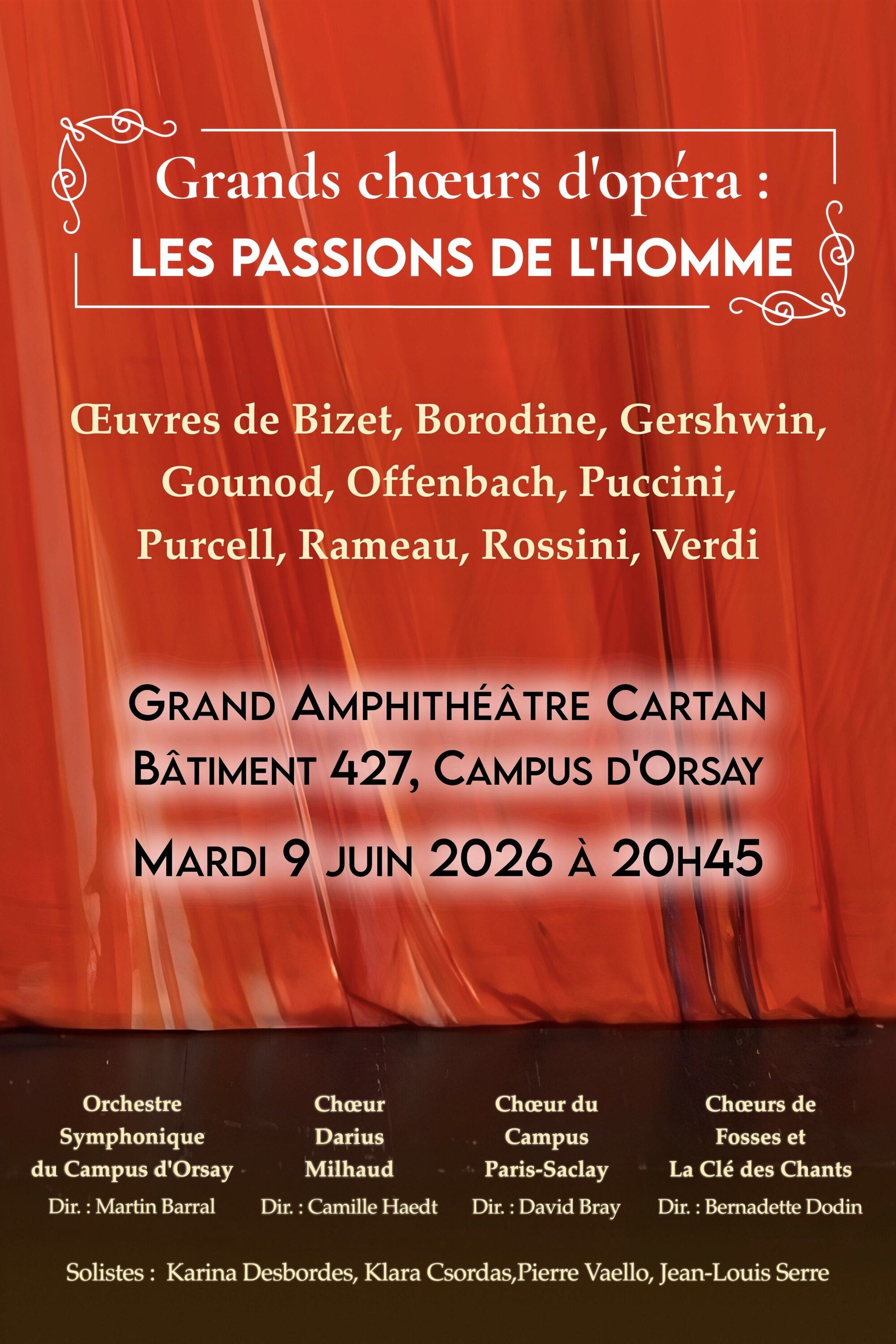 Grands choeurs d'opéra : Les passions de l'Homme