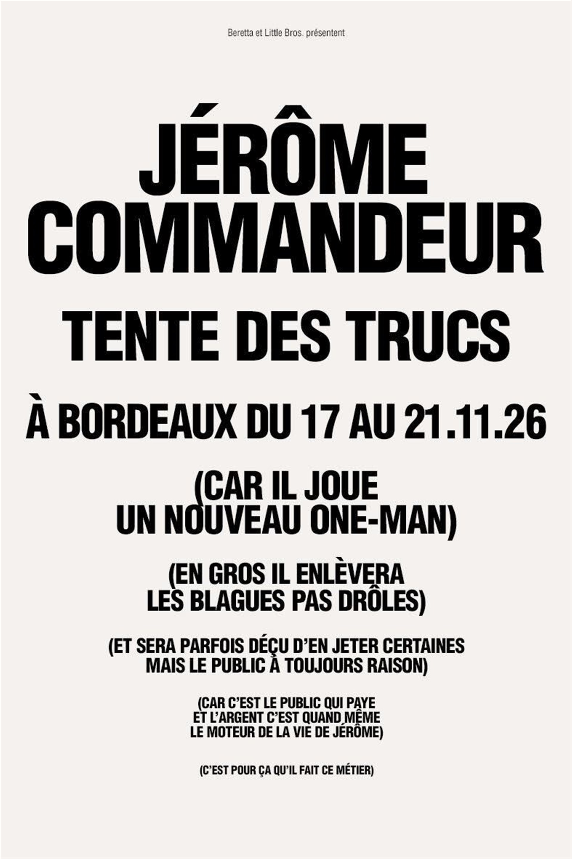 Jerome Commandeur tente des trucs