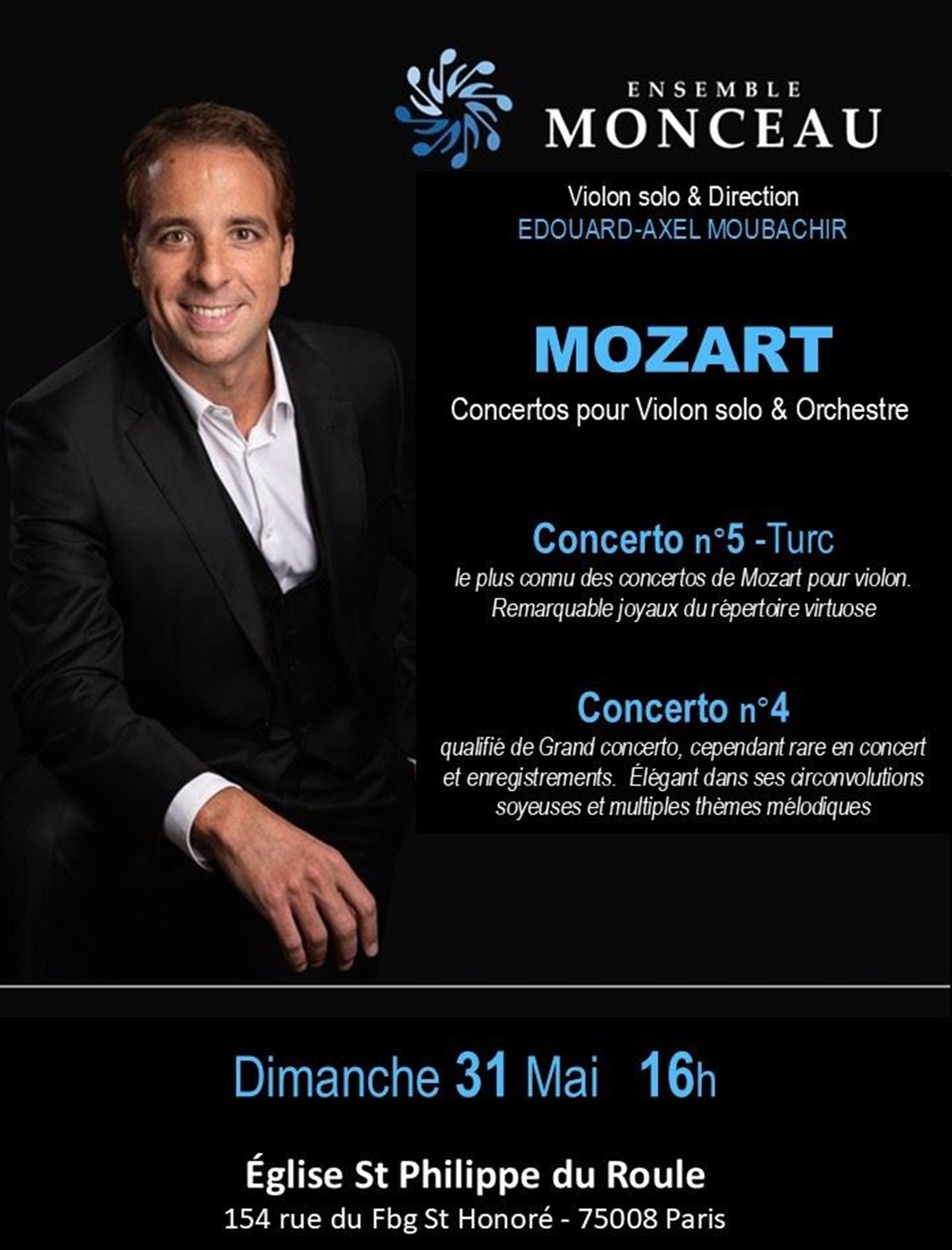 Mozart : 2 Concertos n°4 & n°5 - Turc pour Violon et Orchestre