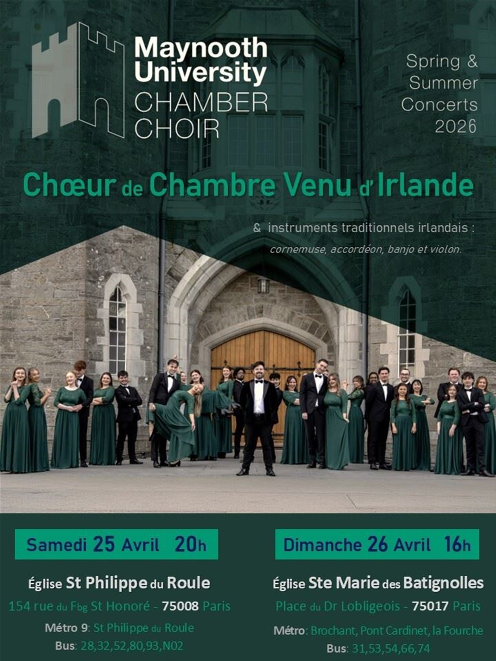 Choeur de Chambre venu d'Irlande