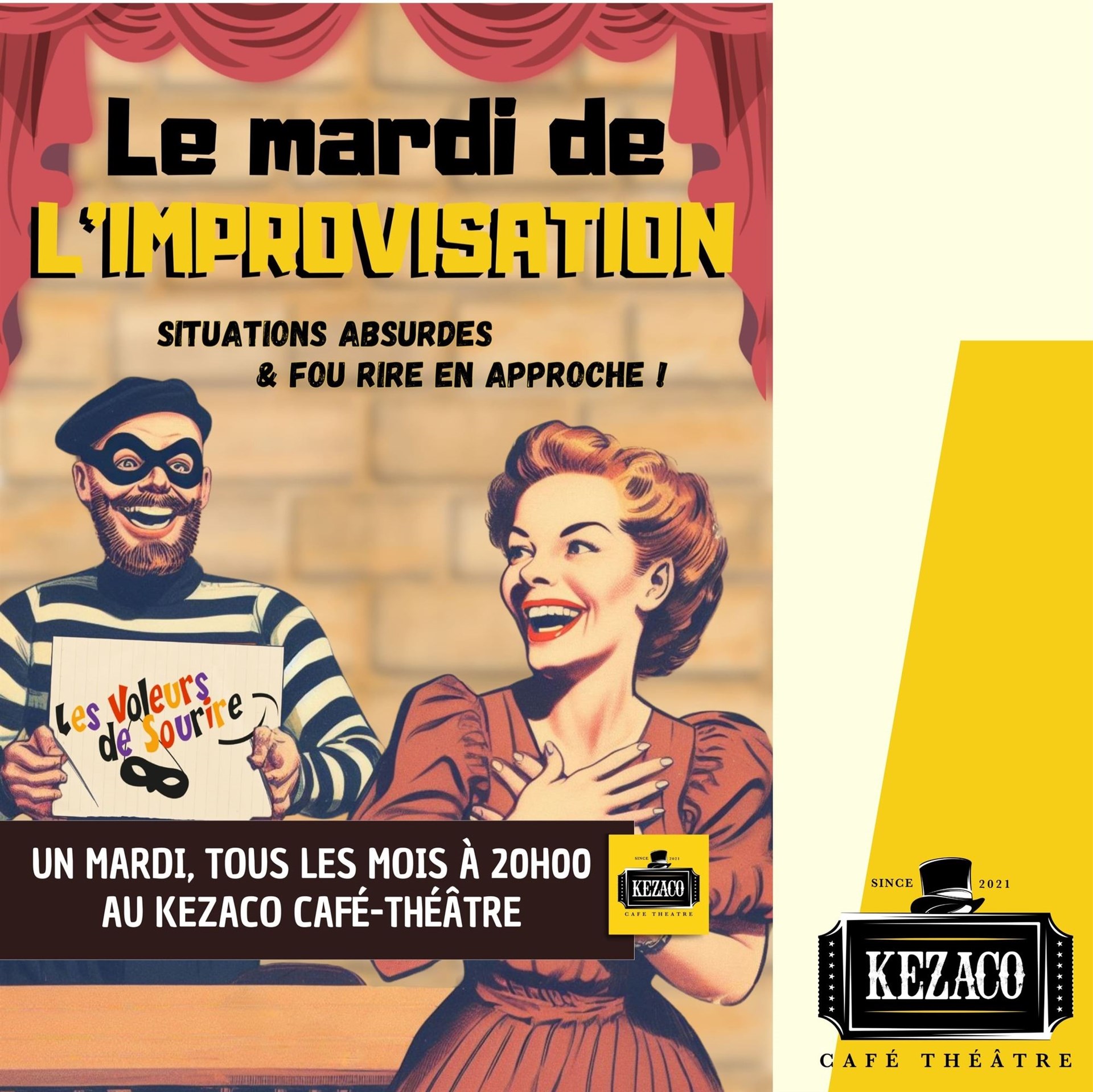 Le mardi de l'improvisation avec les Voleurs de Sourire