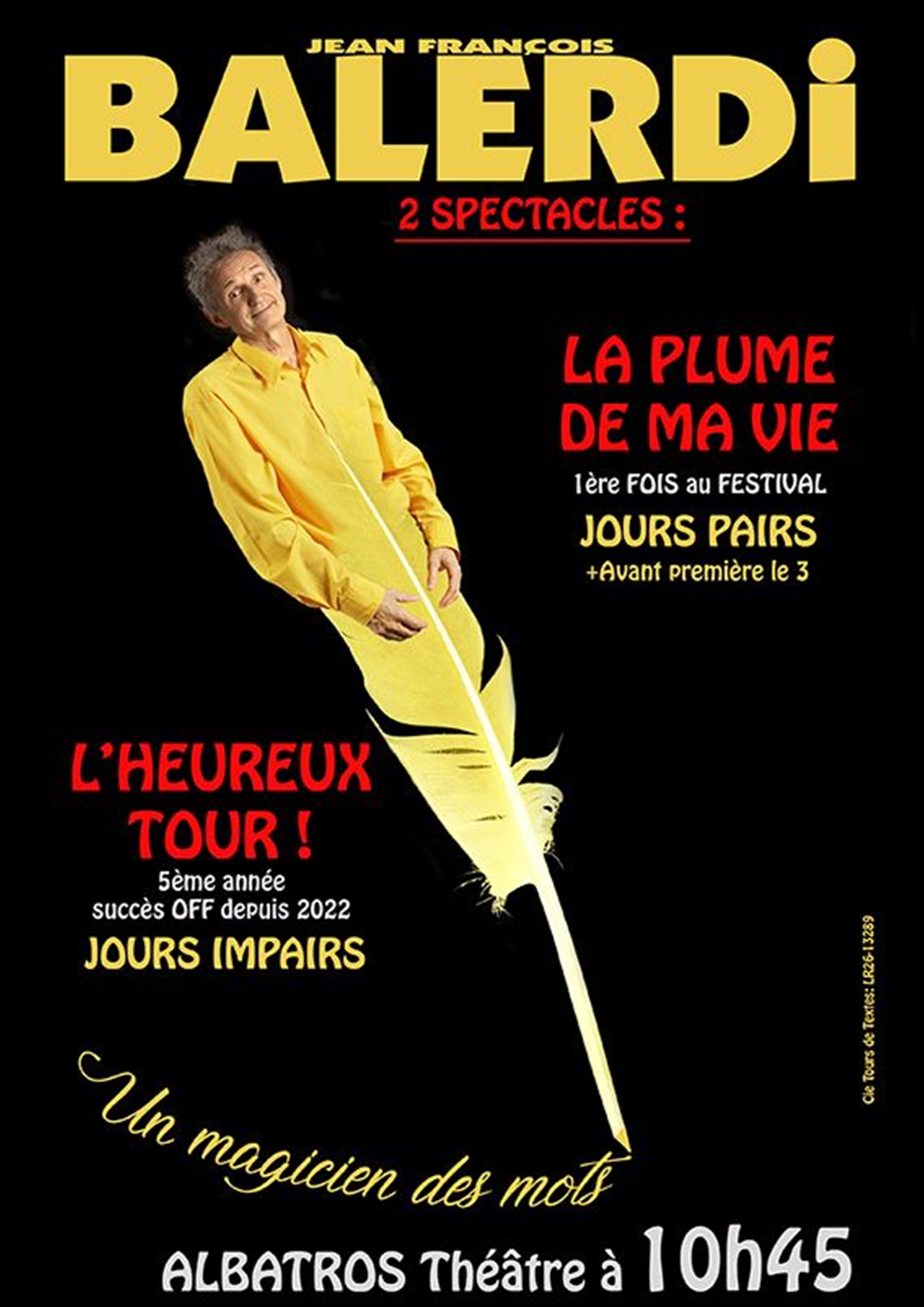 Jean-François Balerdi dans L'heureux Tour !