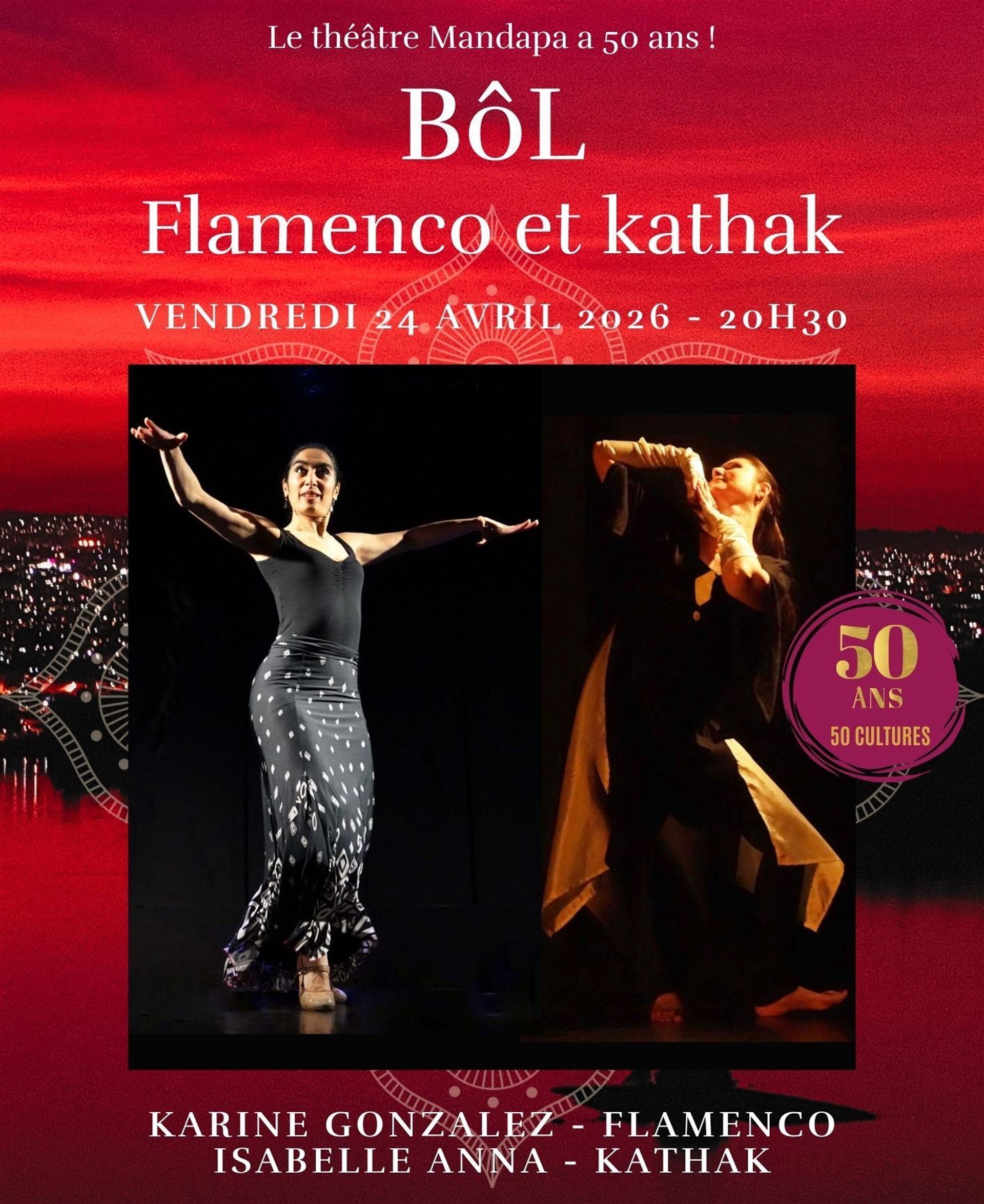 BôL - Flamenco et kathak - Triptyque de danse contemporaine