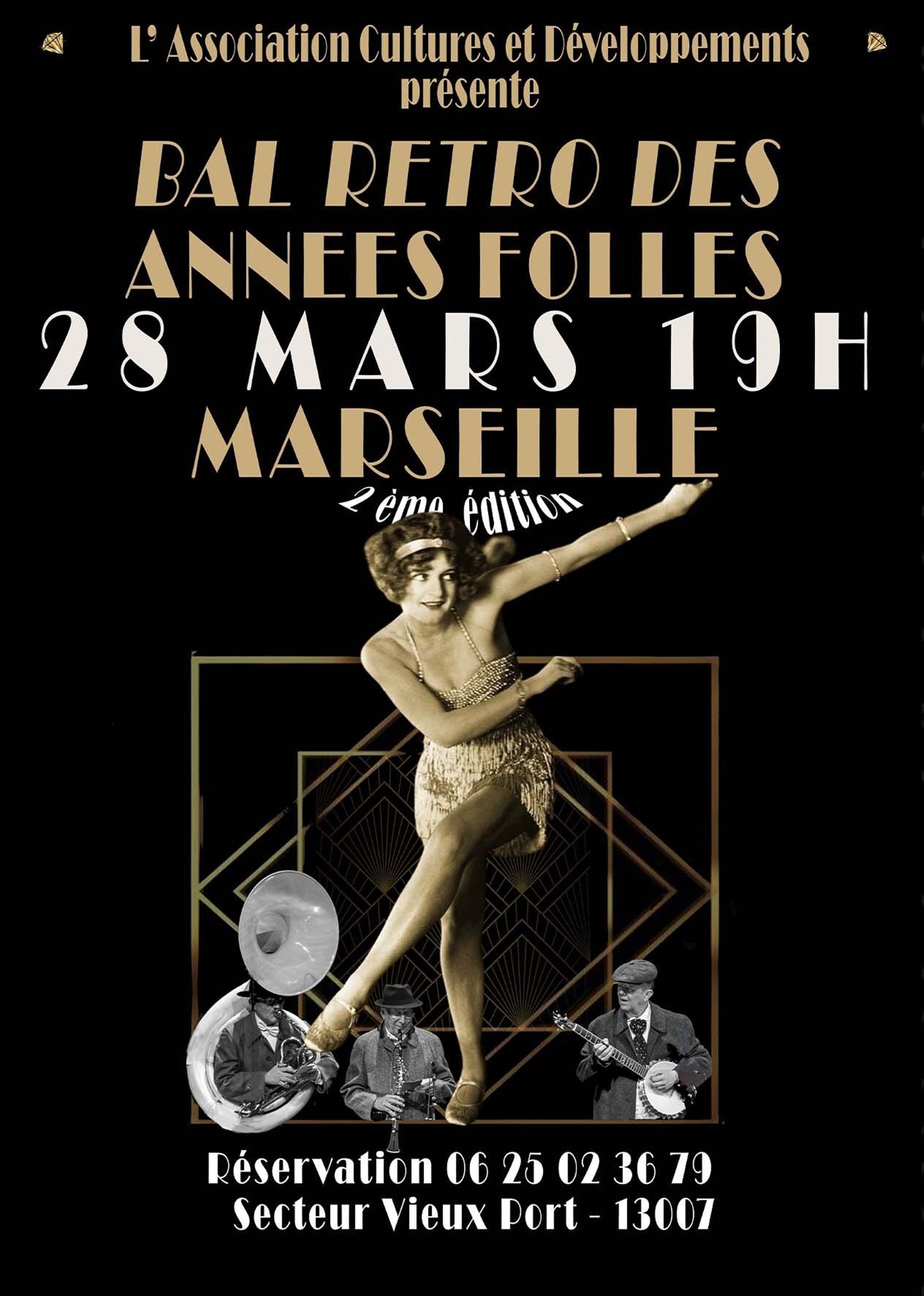 Bal rétro années folles 1930 Gatsby