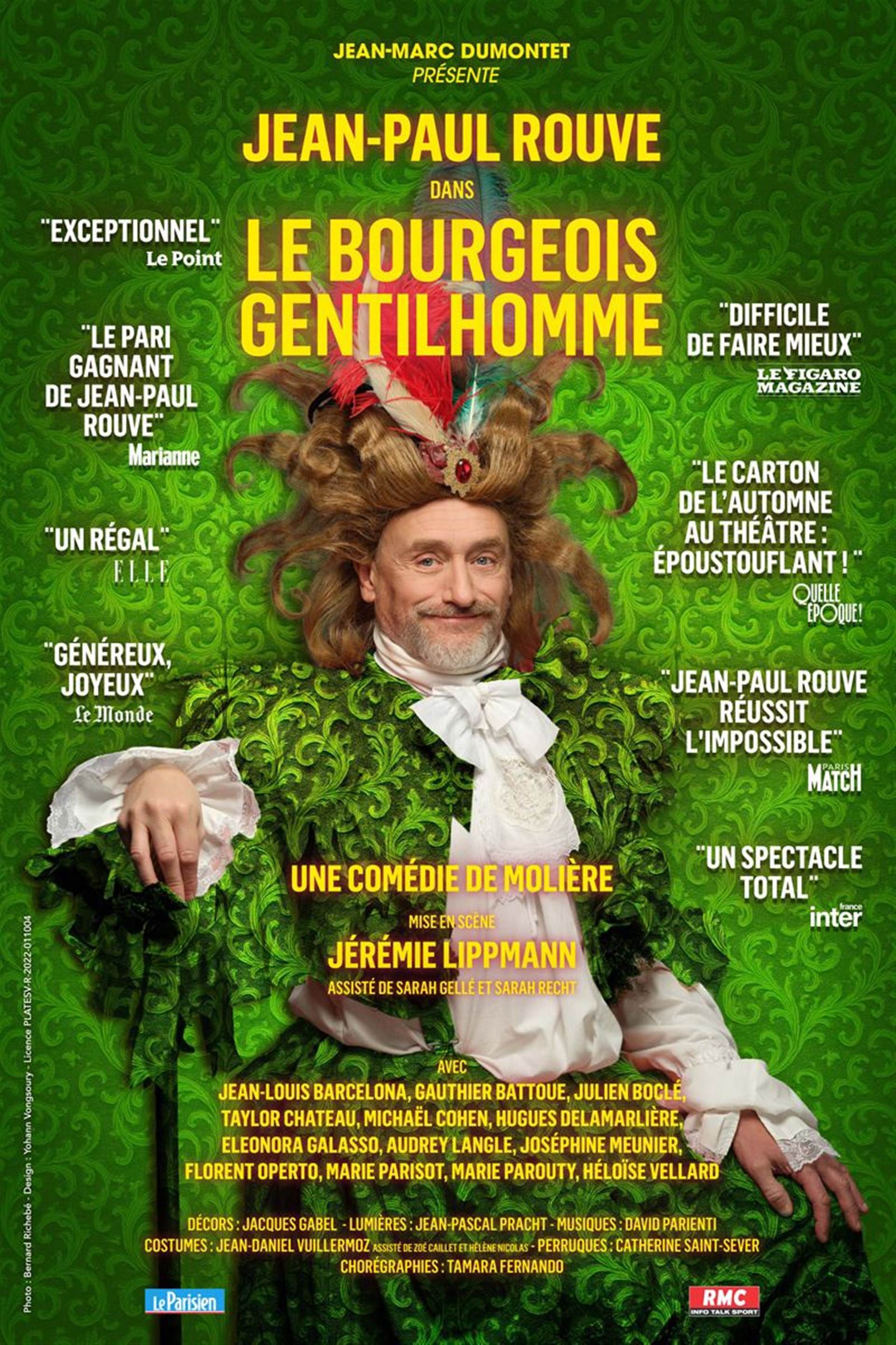 Le Bourgeois Gentilhomme avec Jean-Paul Rouve