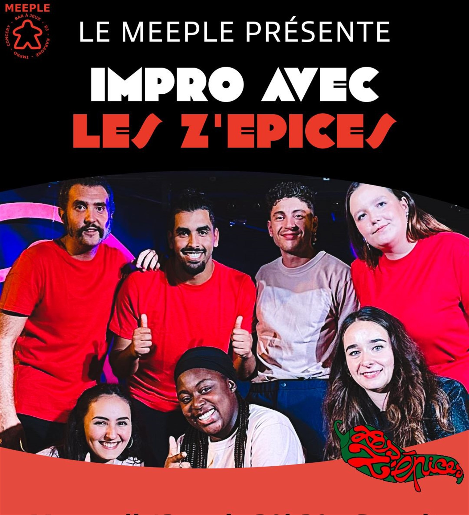 Impro avec Les Z'épices au Meeple