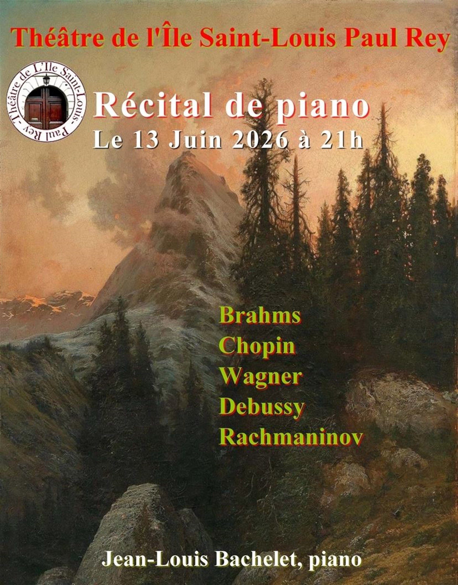Récital de piano Jean-Louis Bachelet
