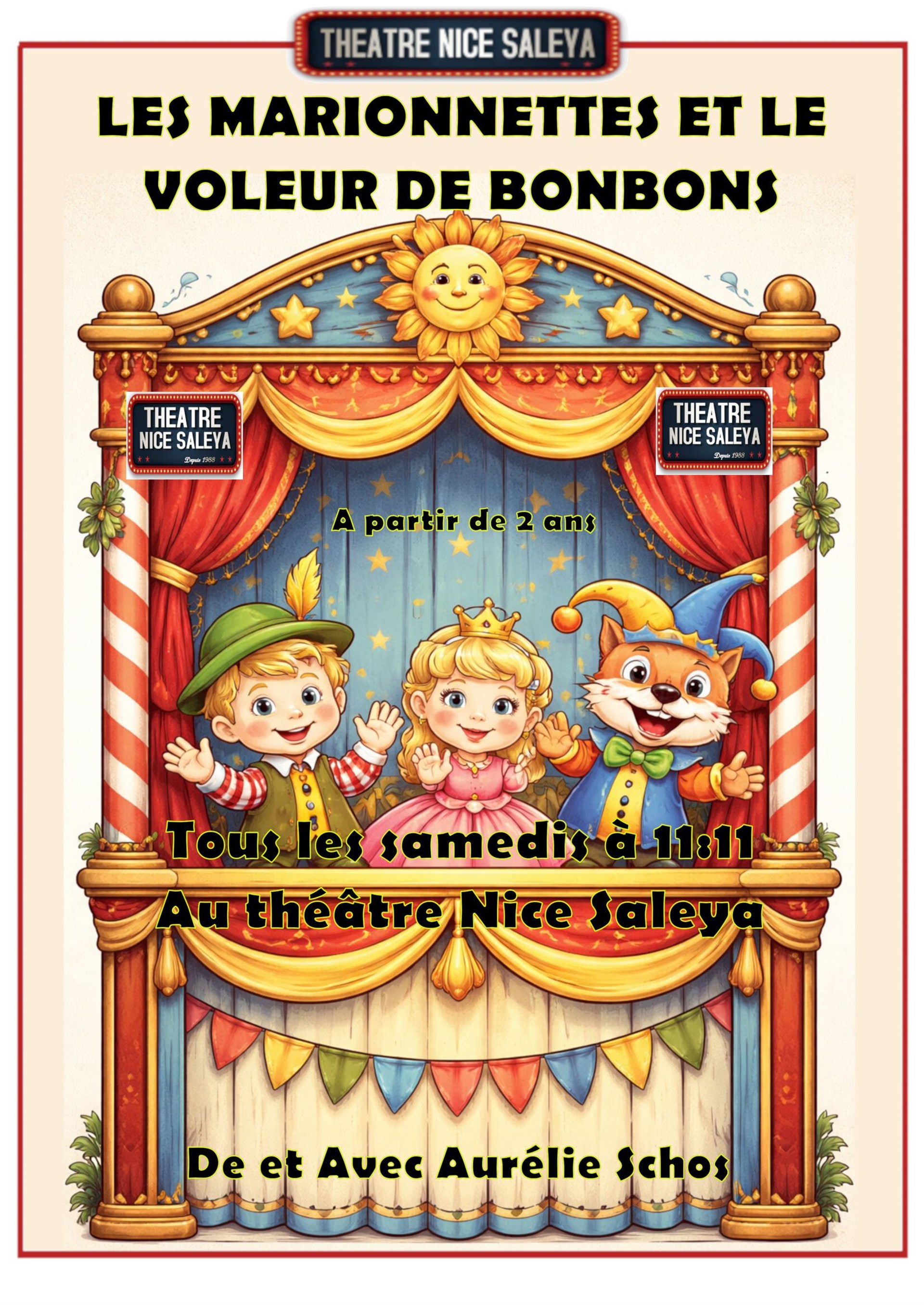 Les marionnettes et le voleur de bonbons