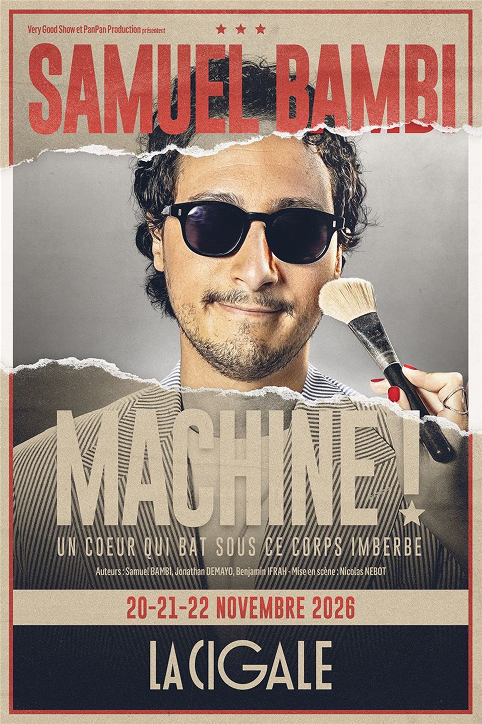 Samuel Bambi dans Machine !