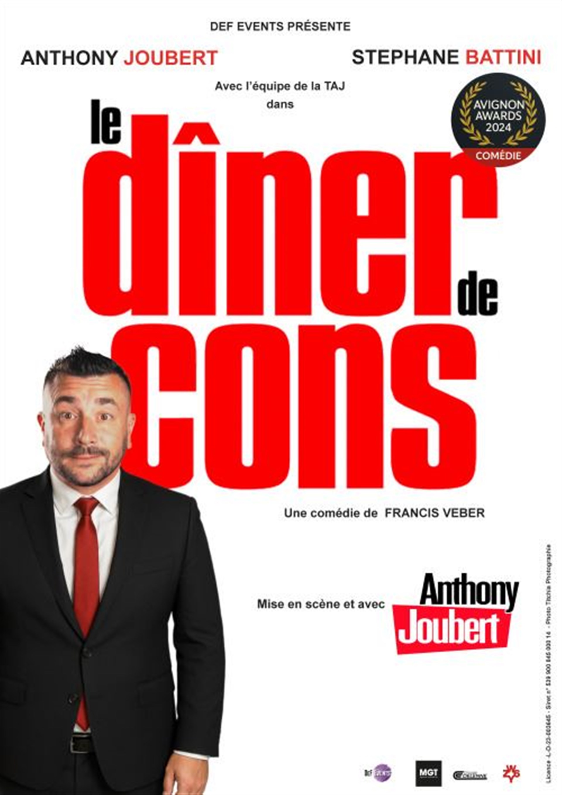 Le dîner de cons Avec Anthony Joubert