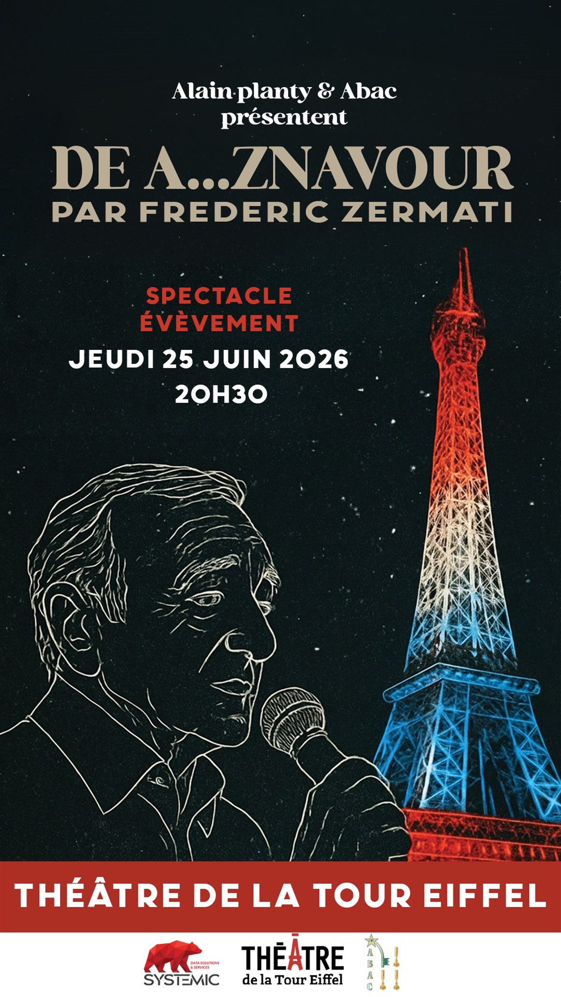 Frédéric Zermati chante de A...Znavour