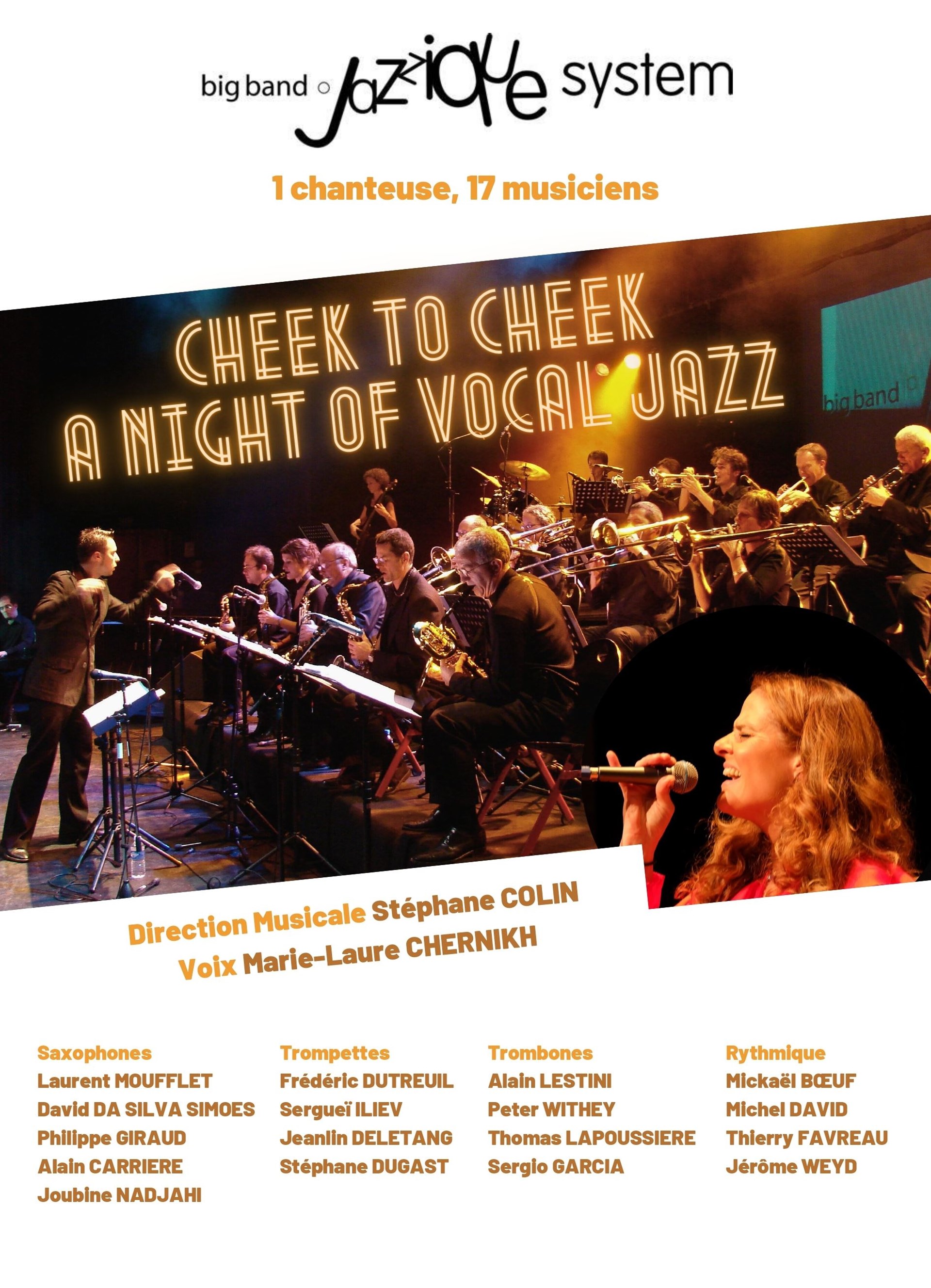 Cheek to cheek, A night of vocal jazz