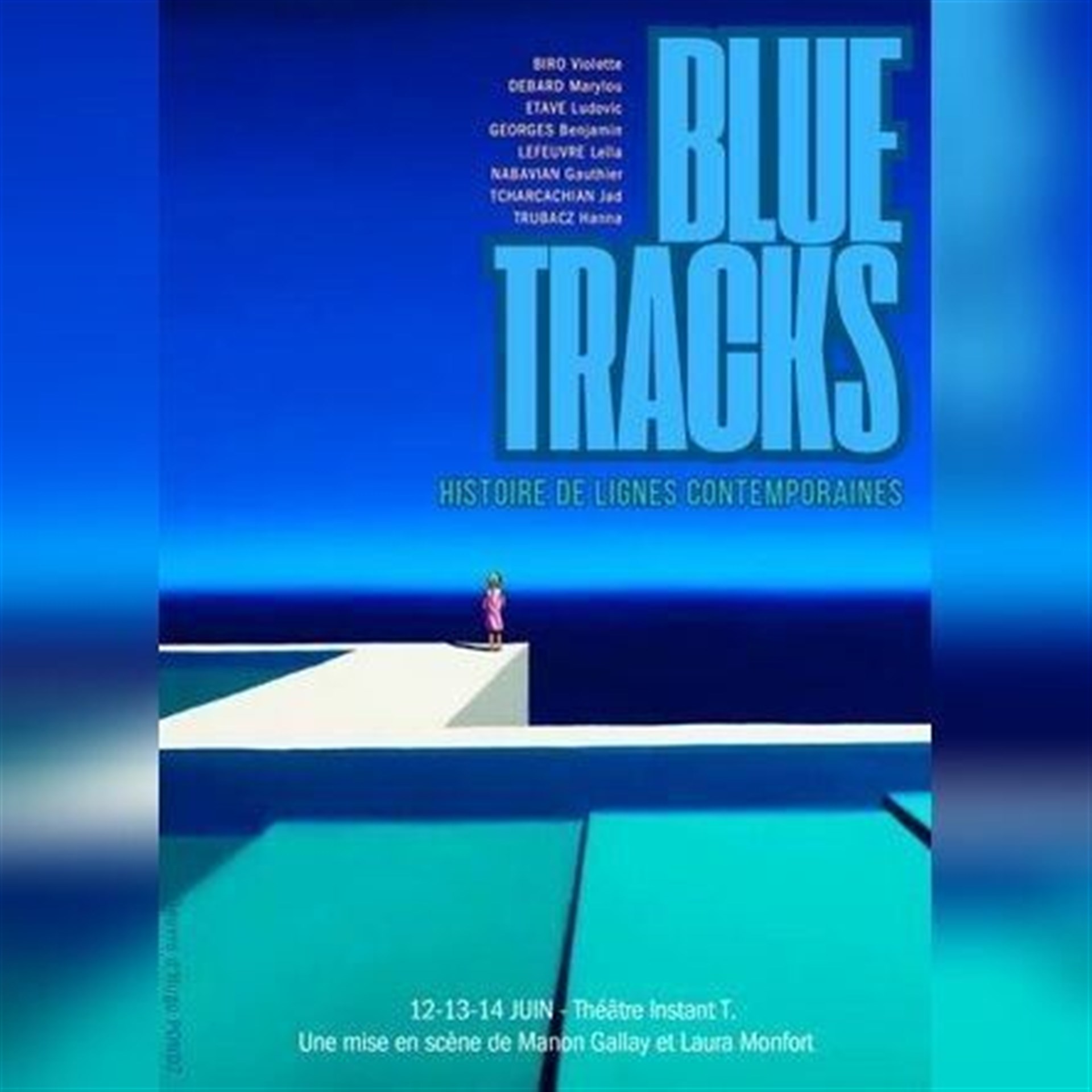 Blue tracks