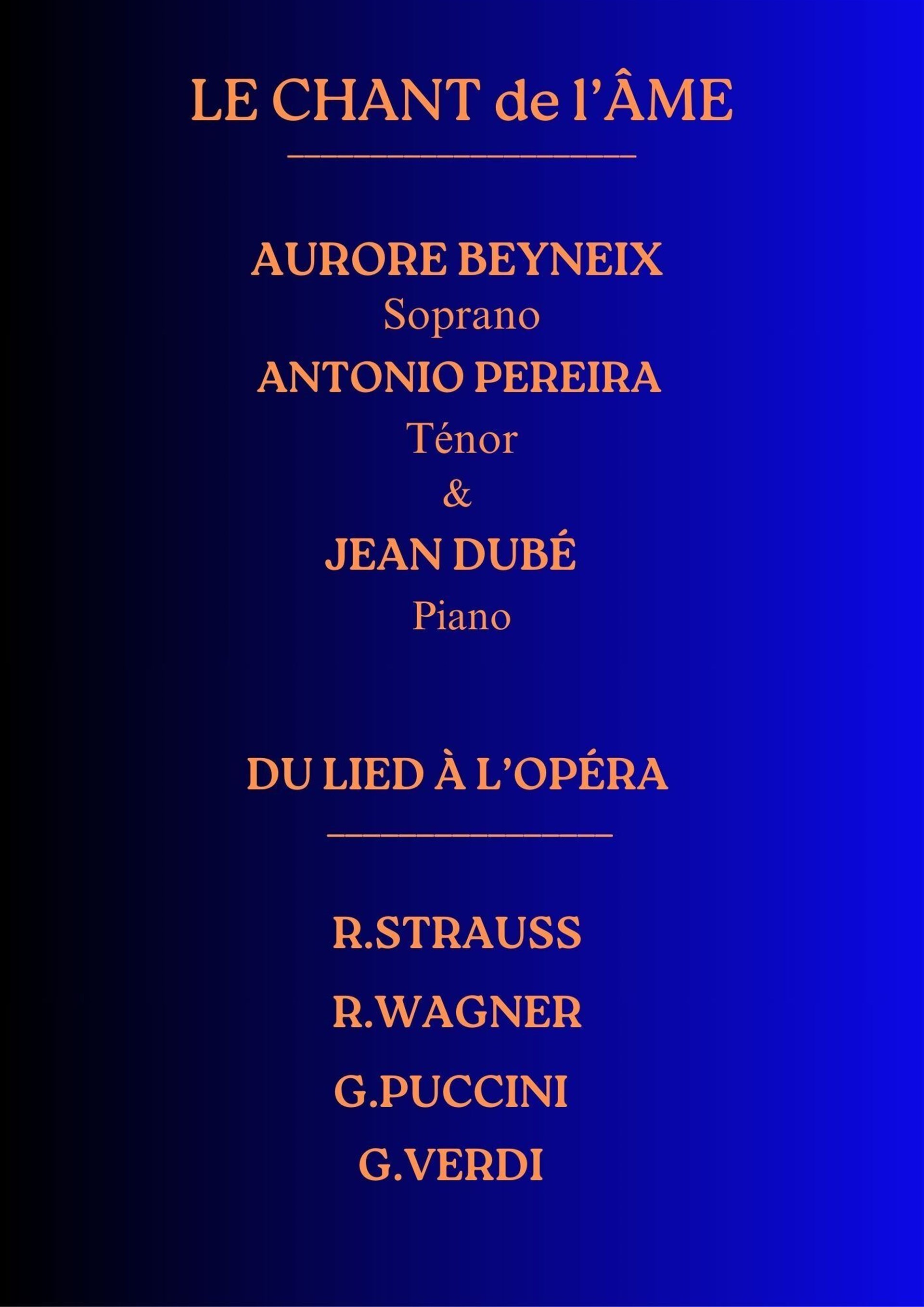 Le Chant de L'âme