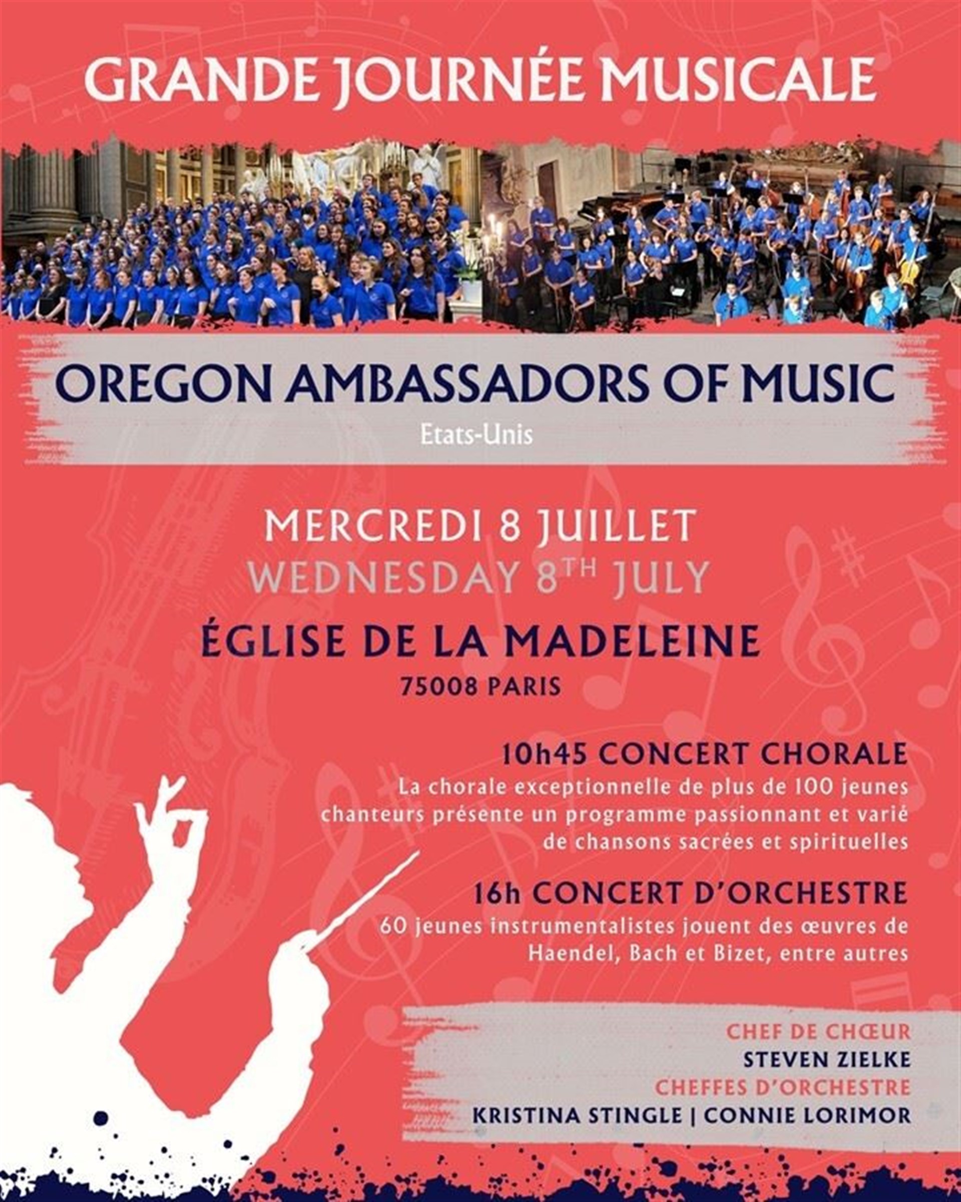 Grande journée musicale à l'église de la Madeleine