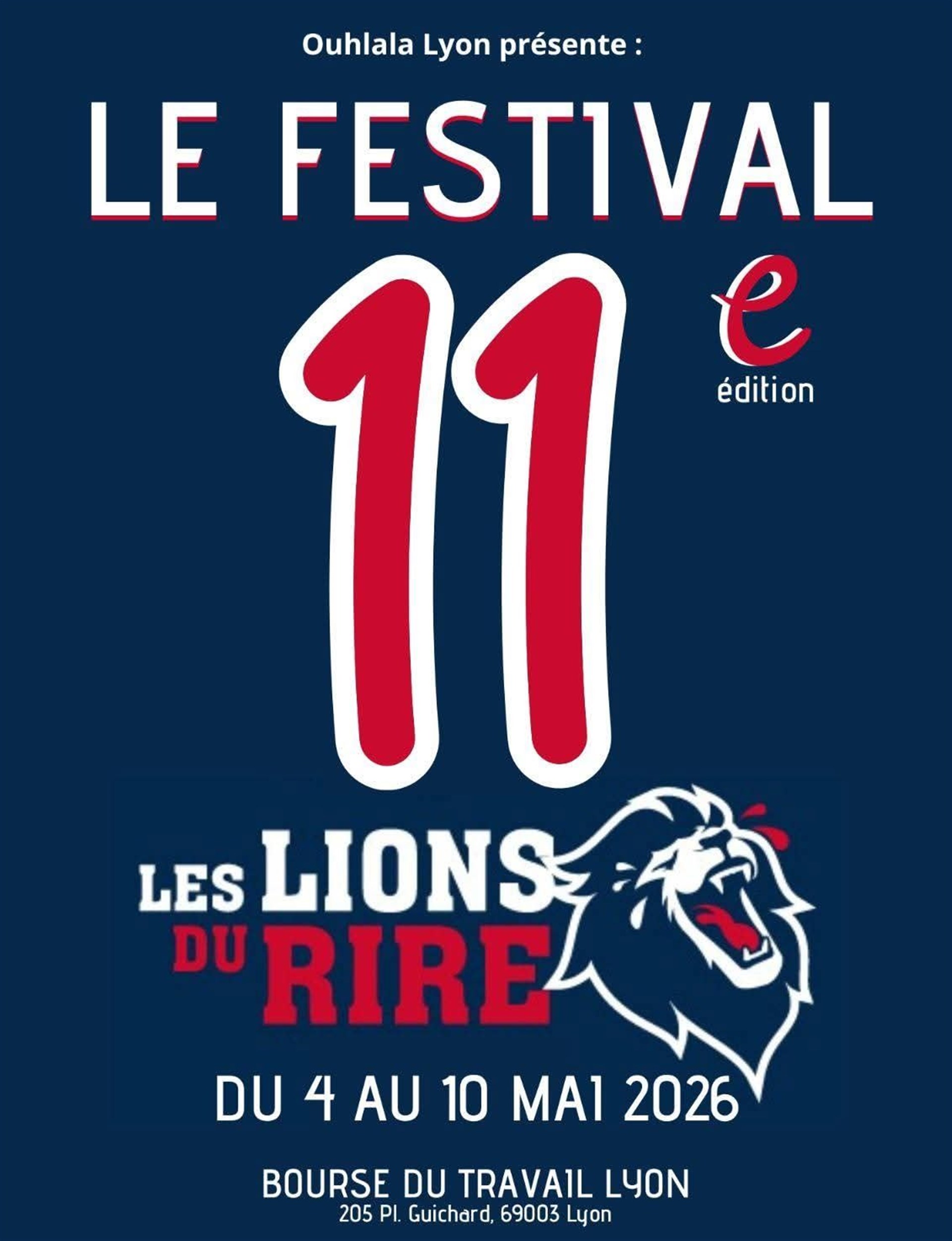 Festival Les Lions du rire Édition 11