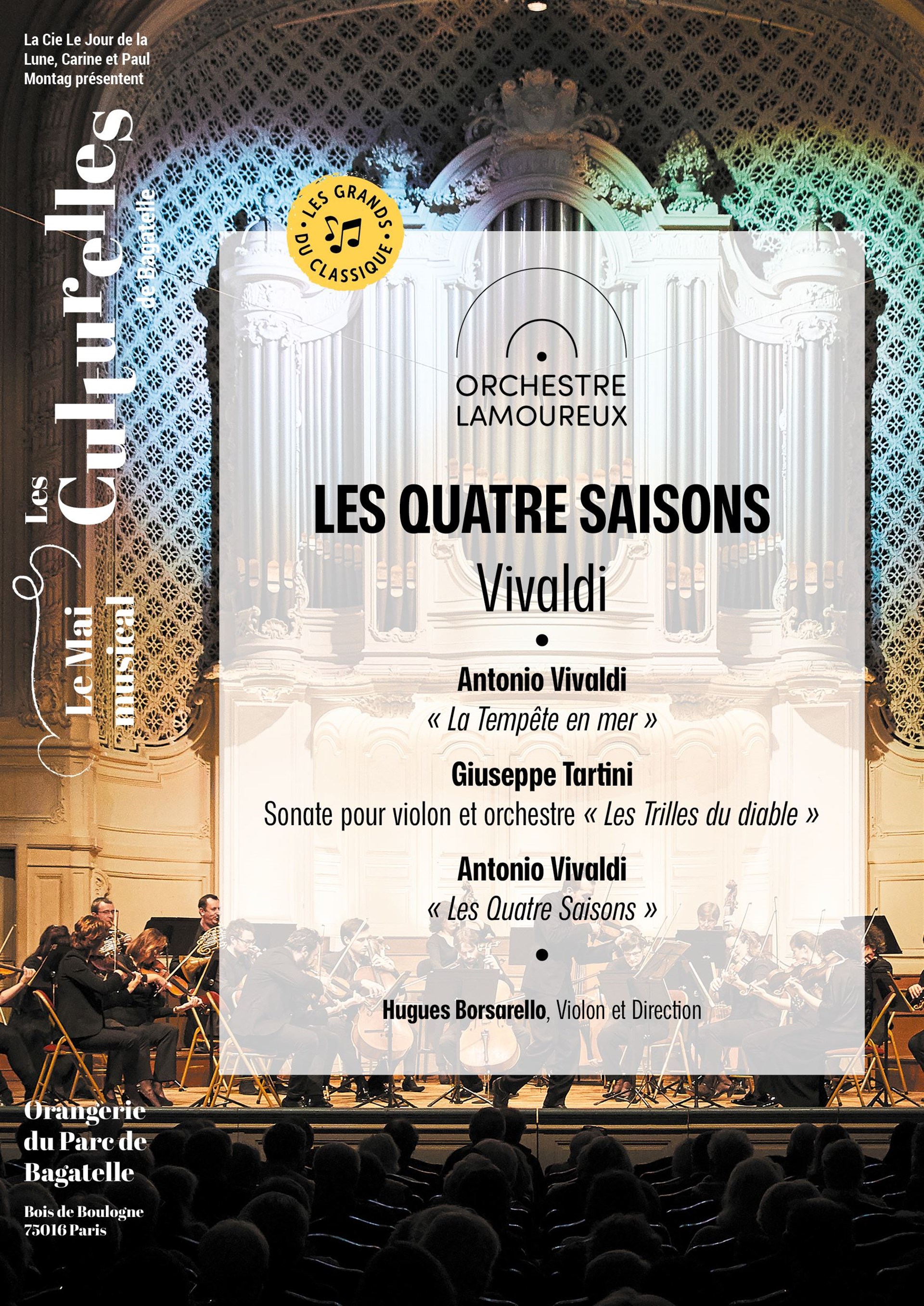 Les Quatre Saisons, Vivaldi Orchestre Lamoureux