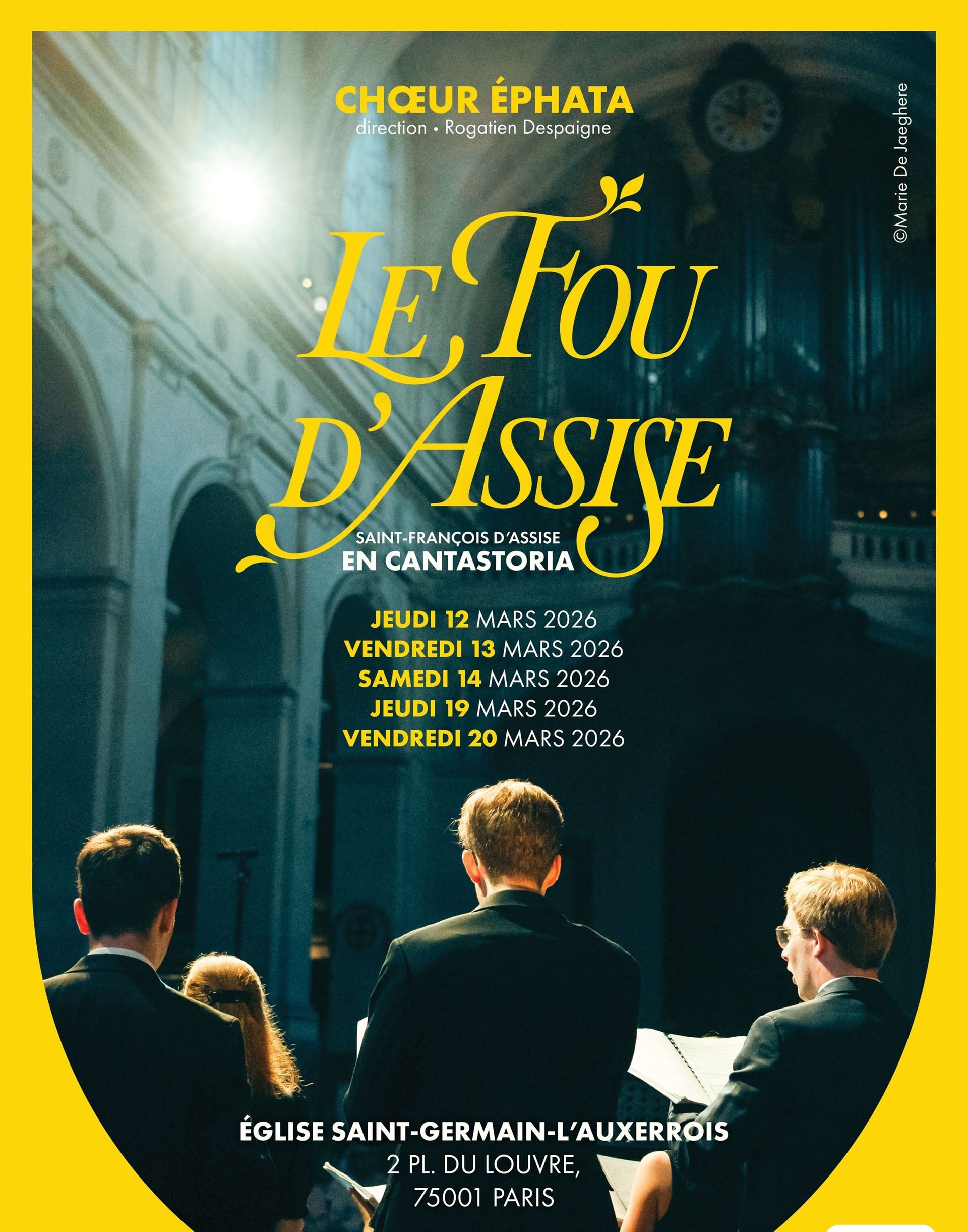 Choeur Éphata : Le Fou d'Assise en cantastoria