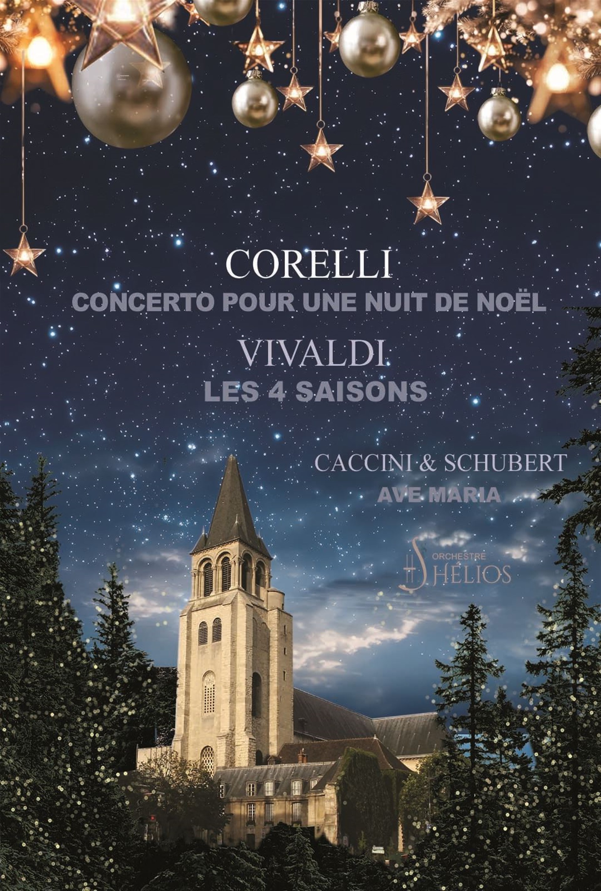 Concerto pour une Nuit de Noël de Corelli + Les 4 Saisons de Vivaldi + ...