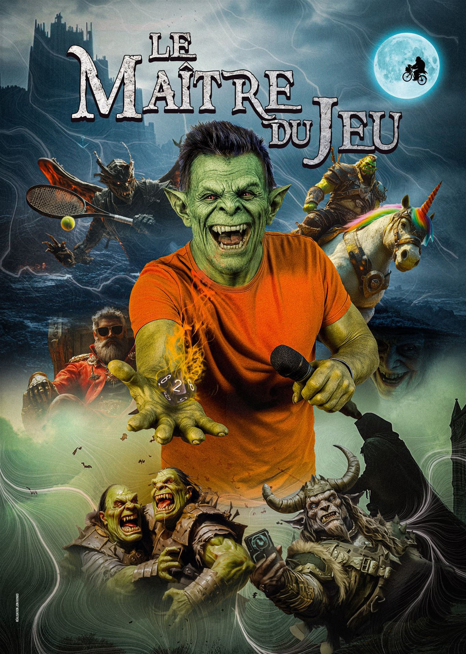 Jean-Baptiste Mazoyer dans Le Maître du Jeu Version Bad guys