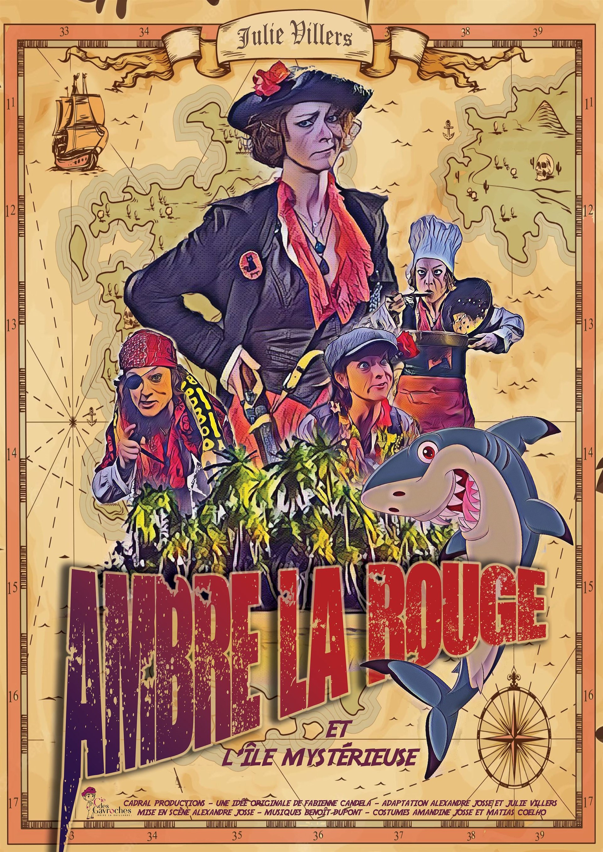 Ambre la rouge et l'île mystérieuse