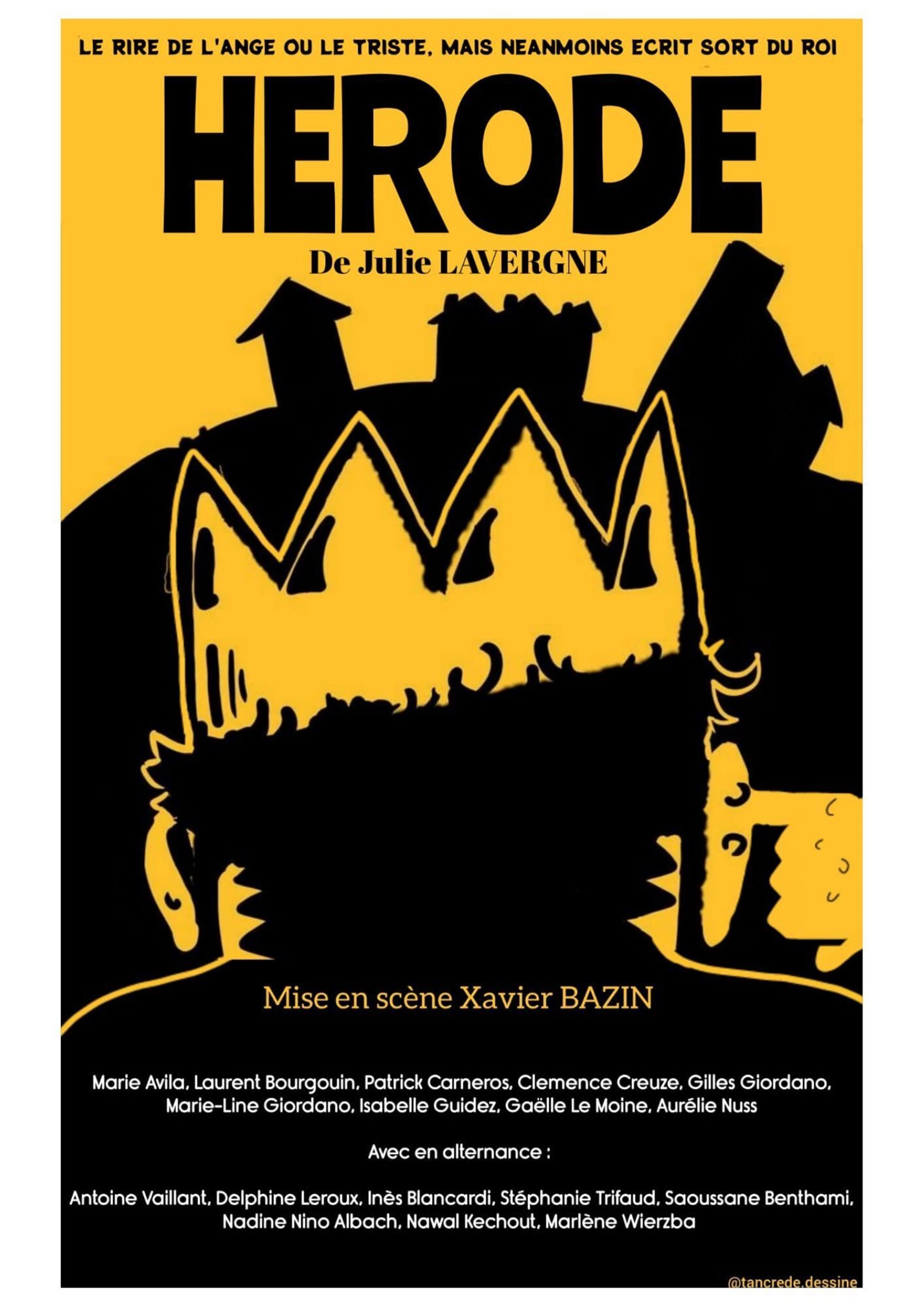 Le rire de l'ange ou le triste mais néanmoins écrit sort du roi Hérode