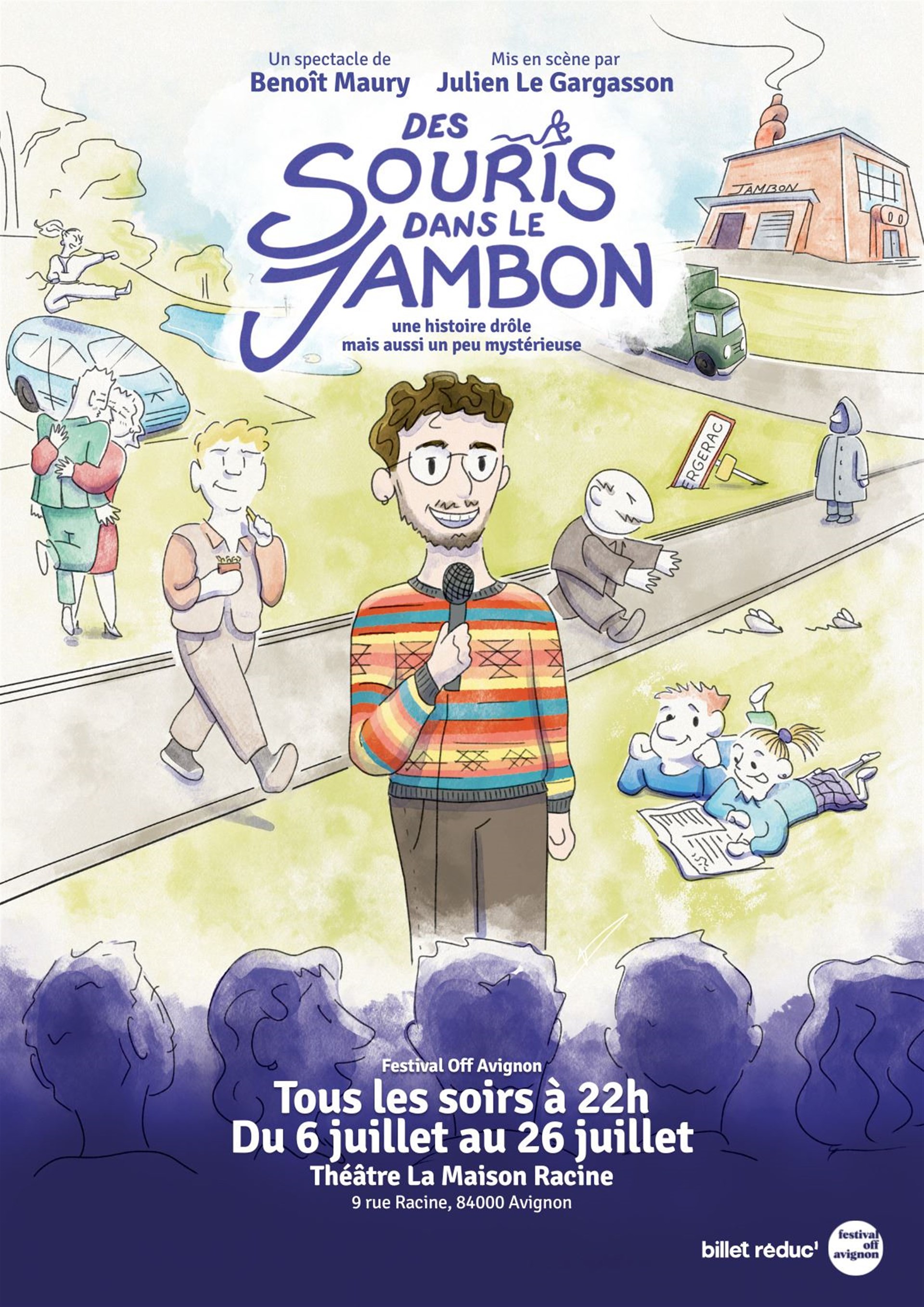 Benoît Maury dans Des souris dans le jambon