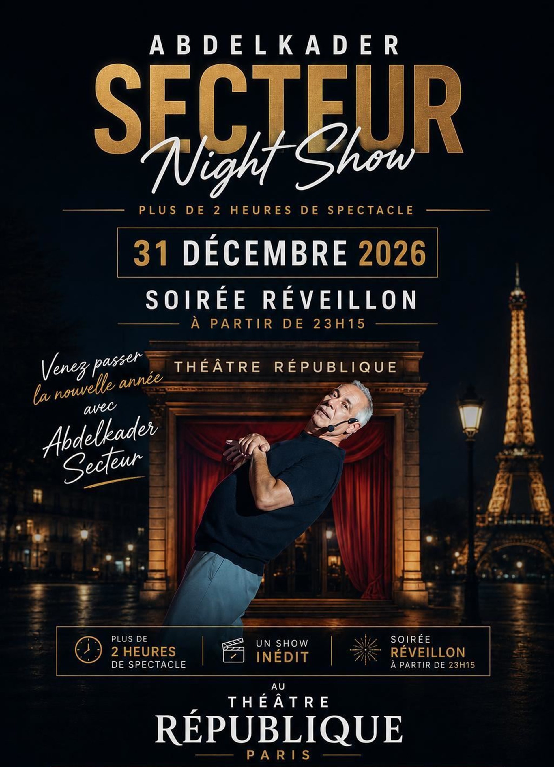 ABDELKADER SECTEUR dans NIGHT SHOW