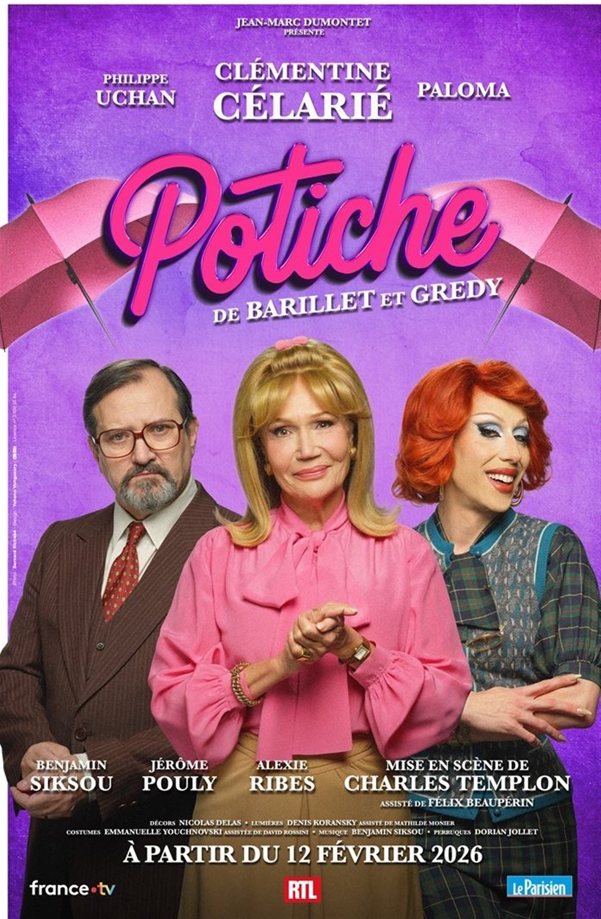 Potiche avec Clémentine Célarié