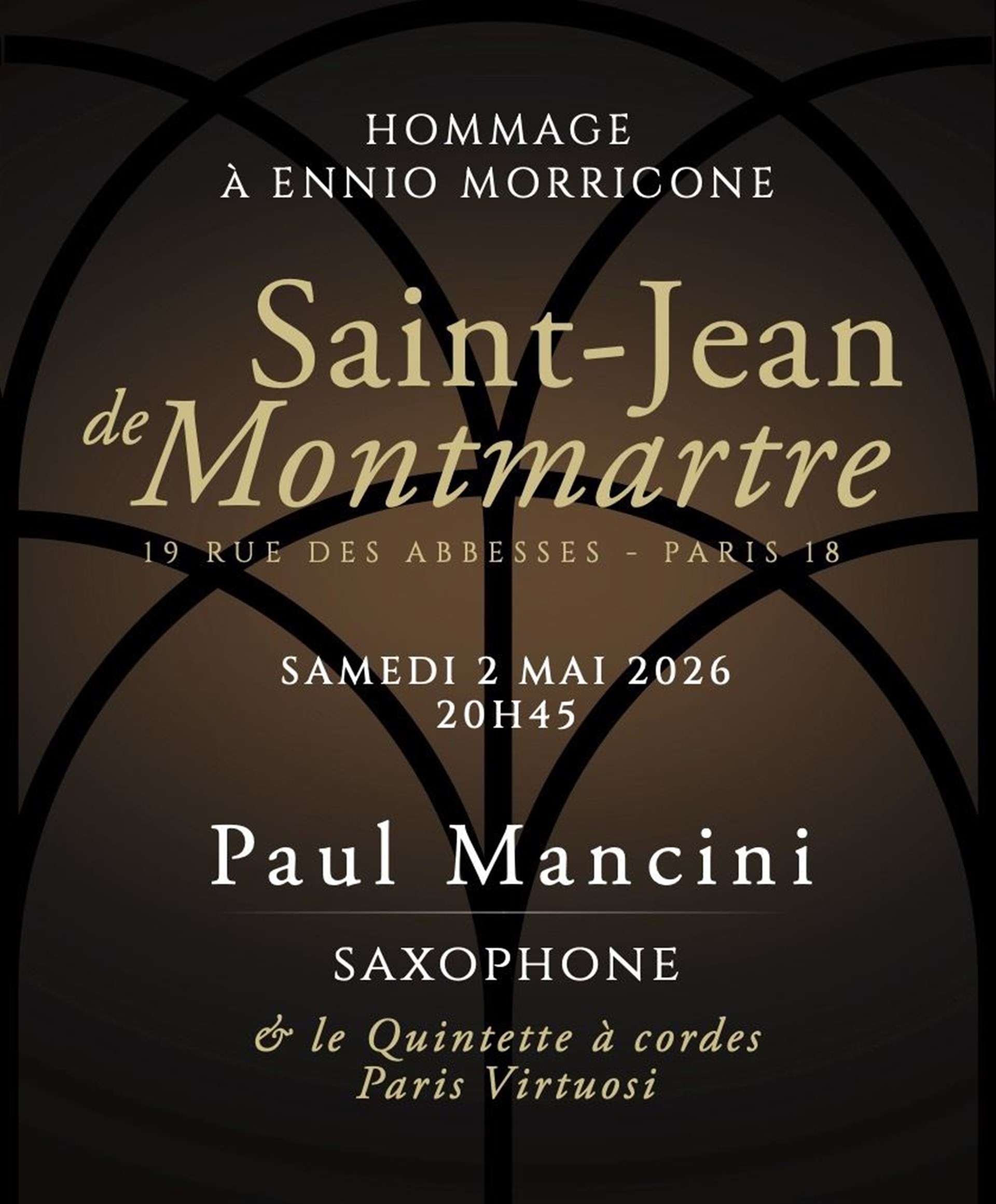 Hommage à Ennio Morricone par Paul Mancini et le Quintette Paris Virtuosi