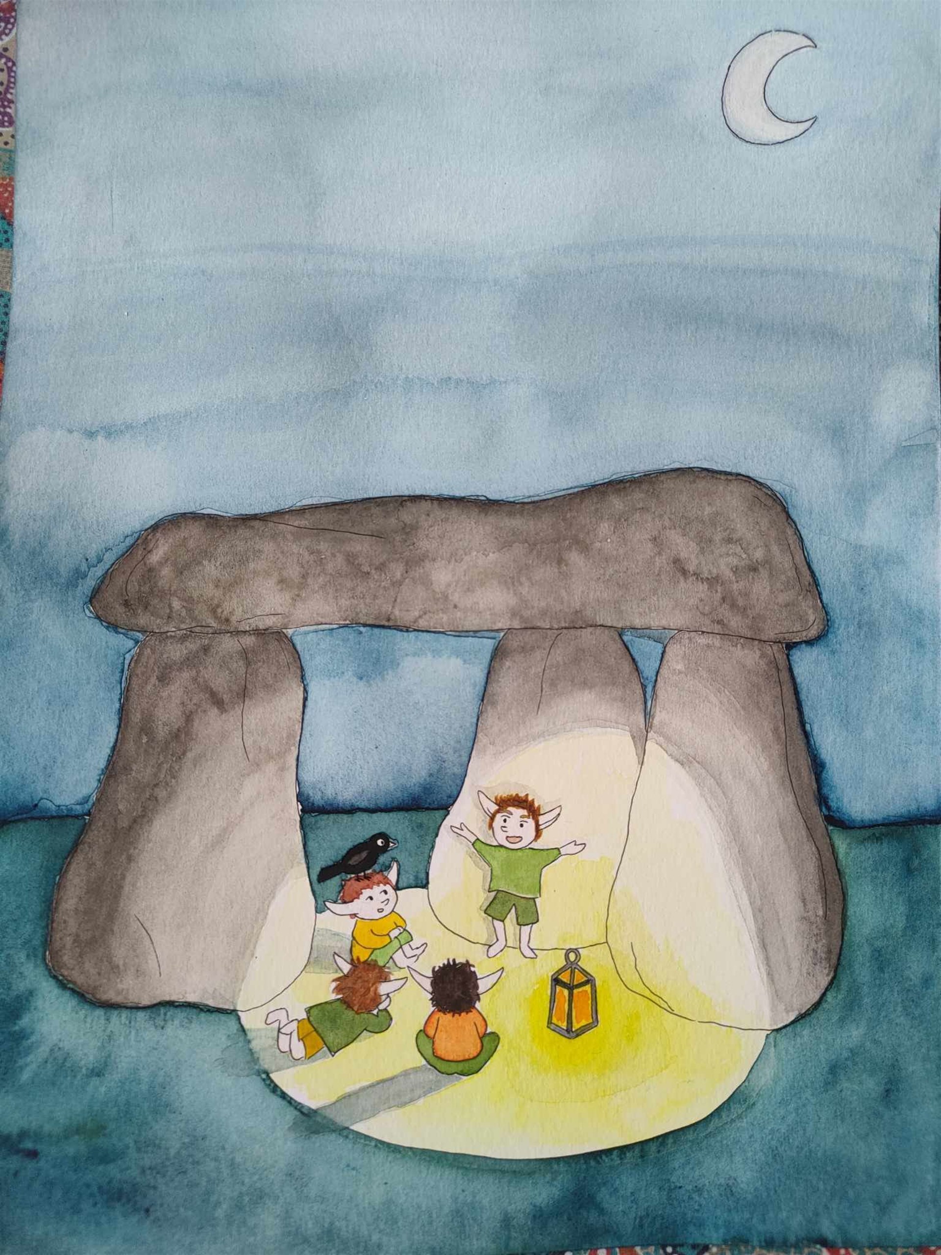 Au pied du dolmen
