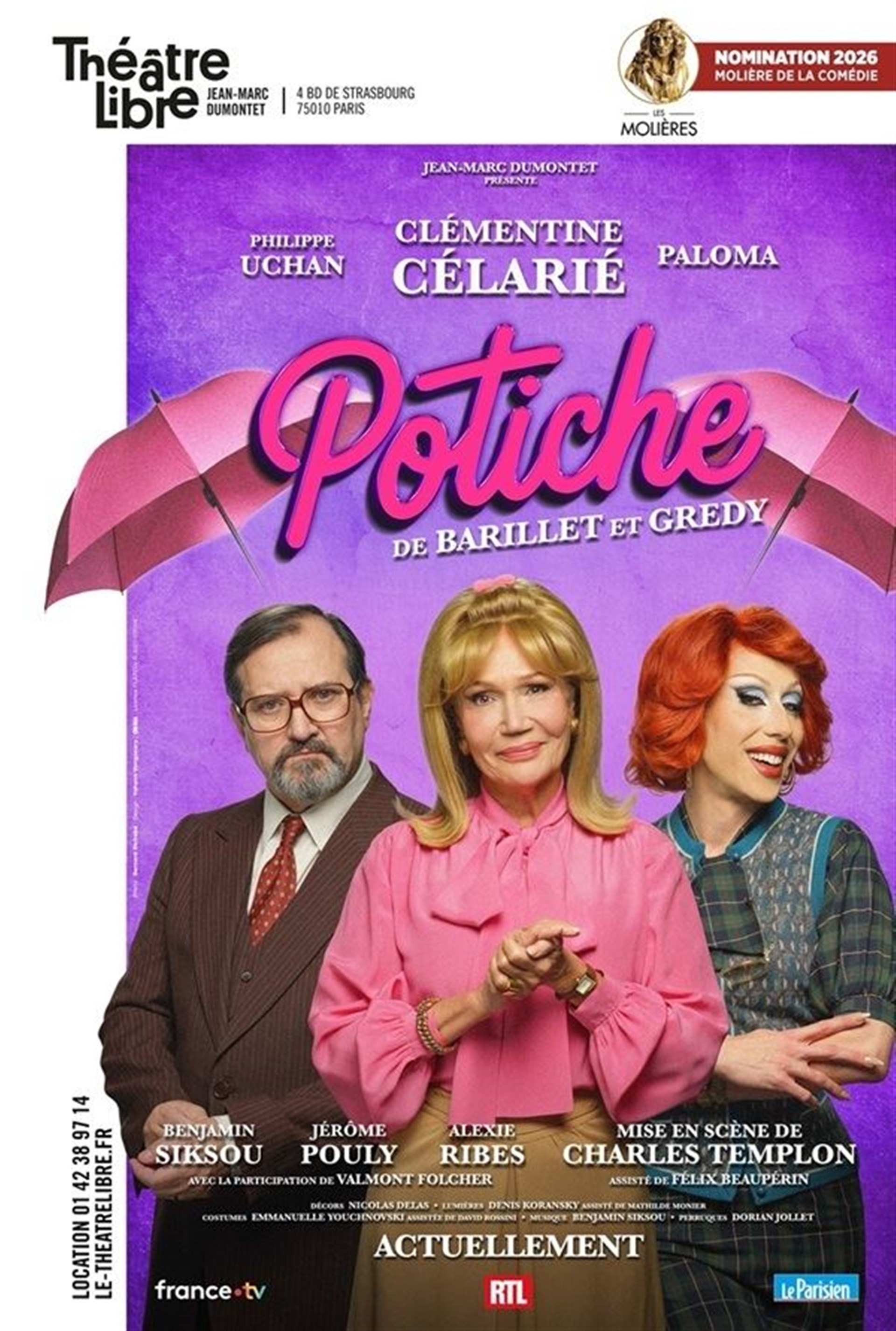 Potiche avec Clémentine Célarié