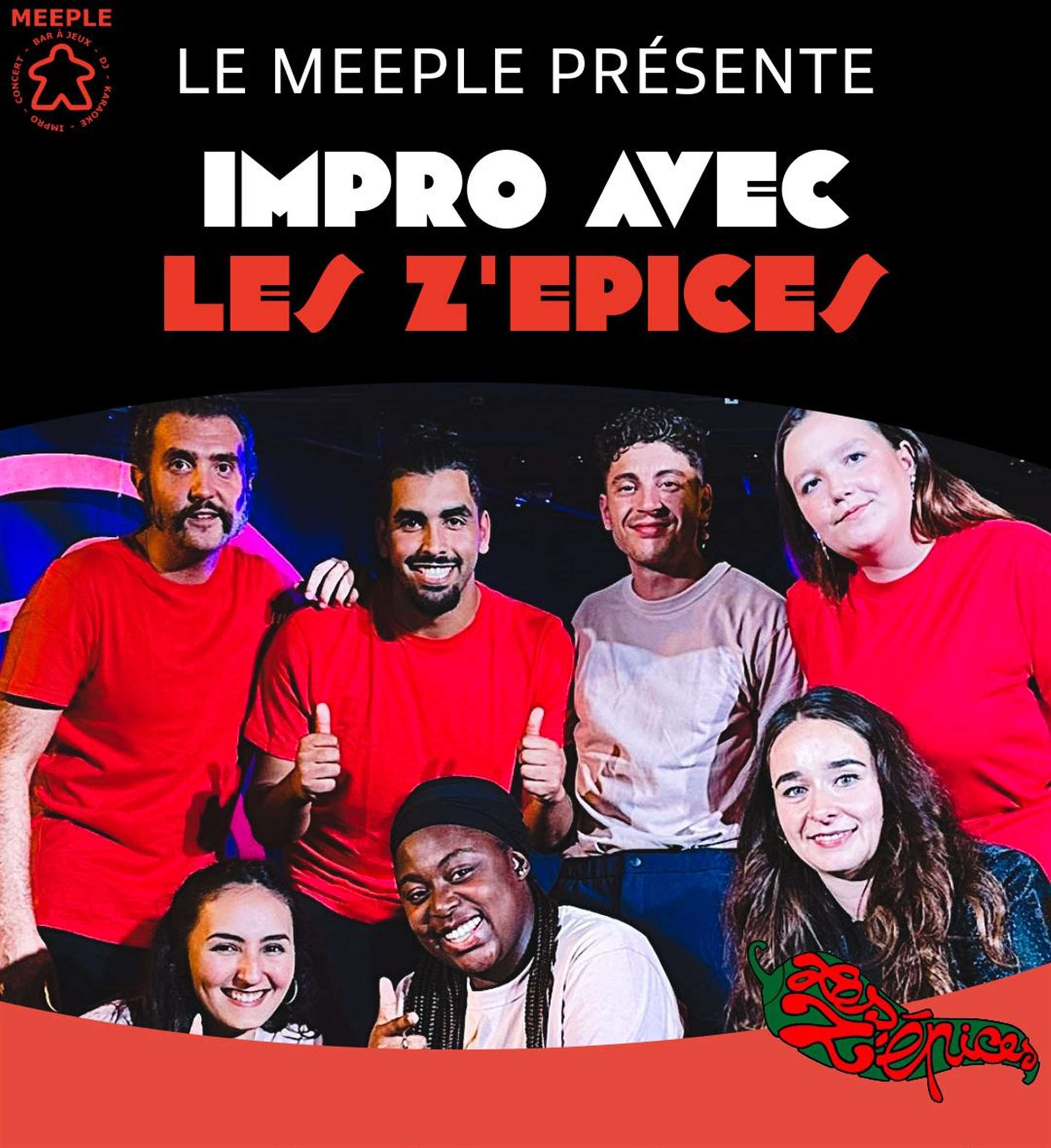 Impro avec Les Z'épices au Meeple