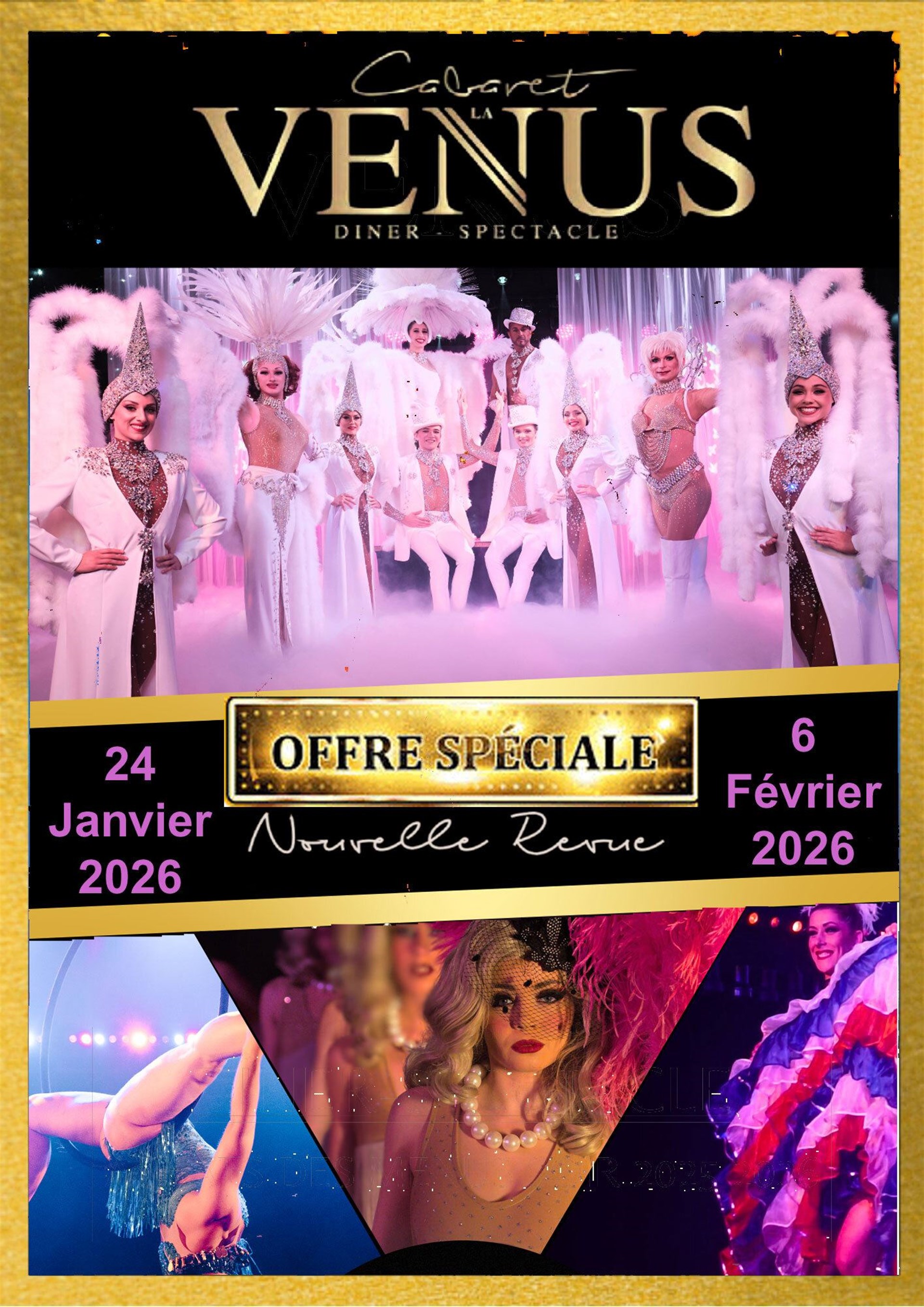 Offre découverte du cabaret La Vénus