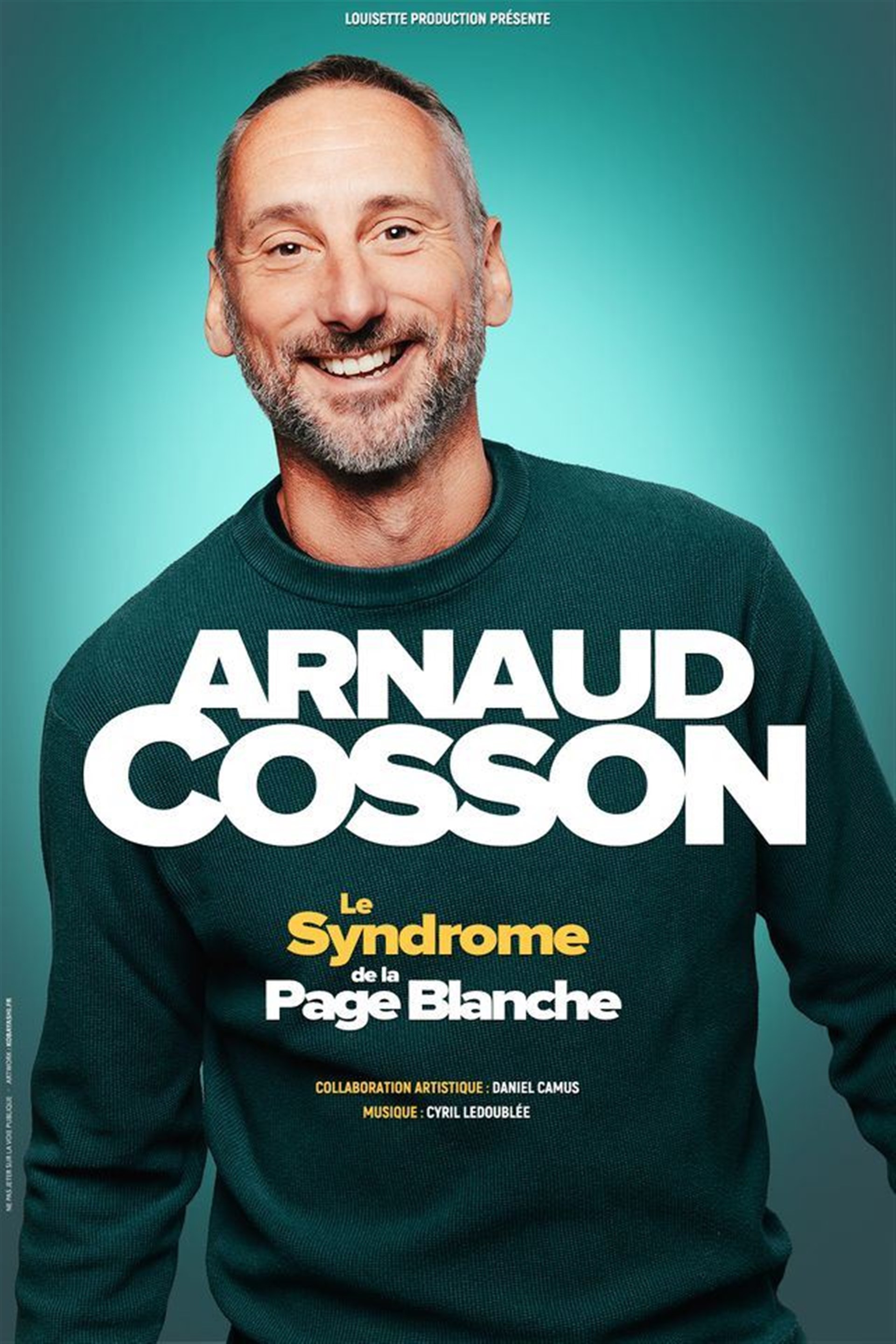 Arnaud Cosson dans Le syndrome de la page blanche