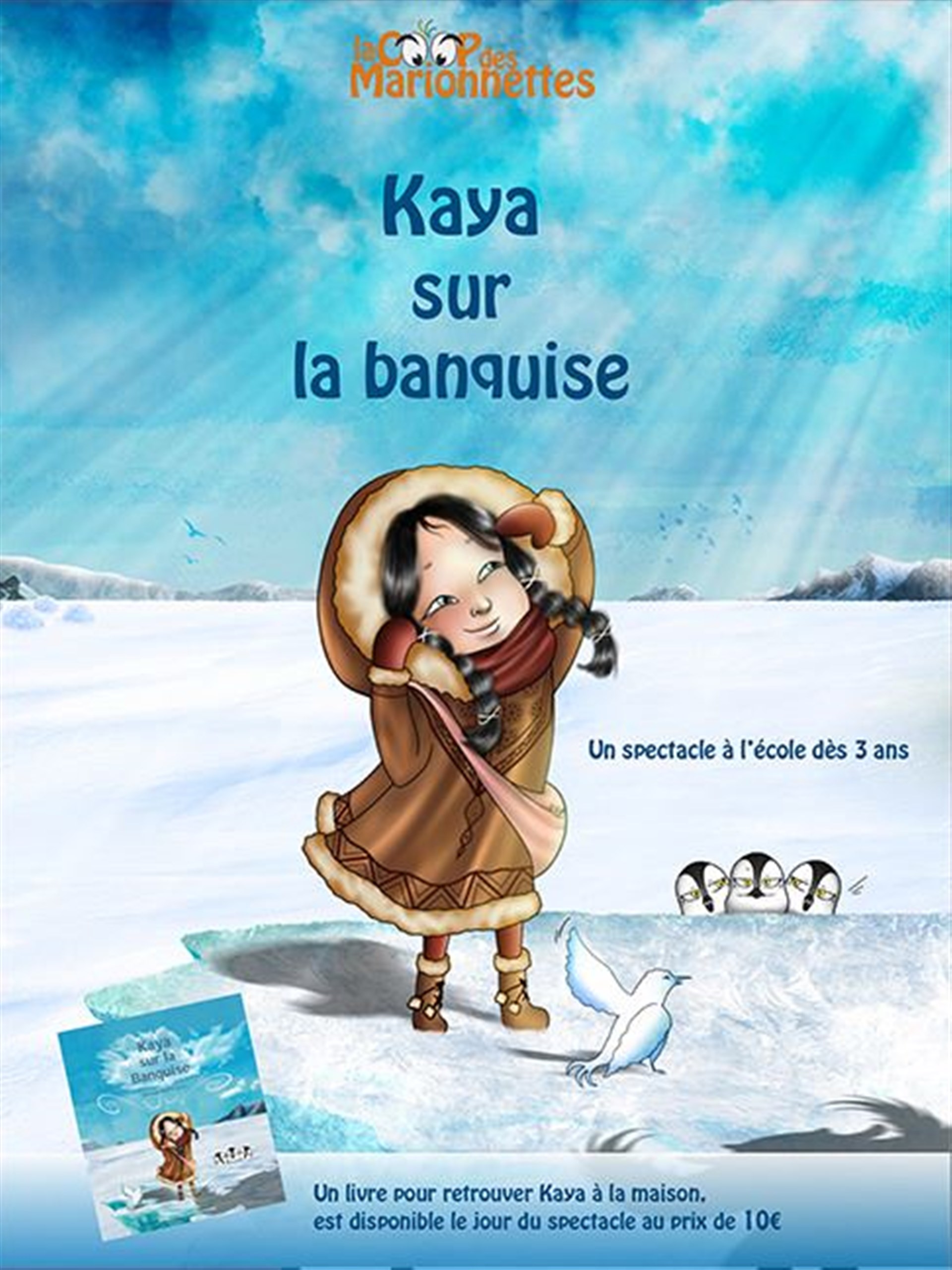 Kaya sur la banquise