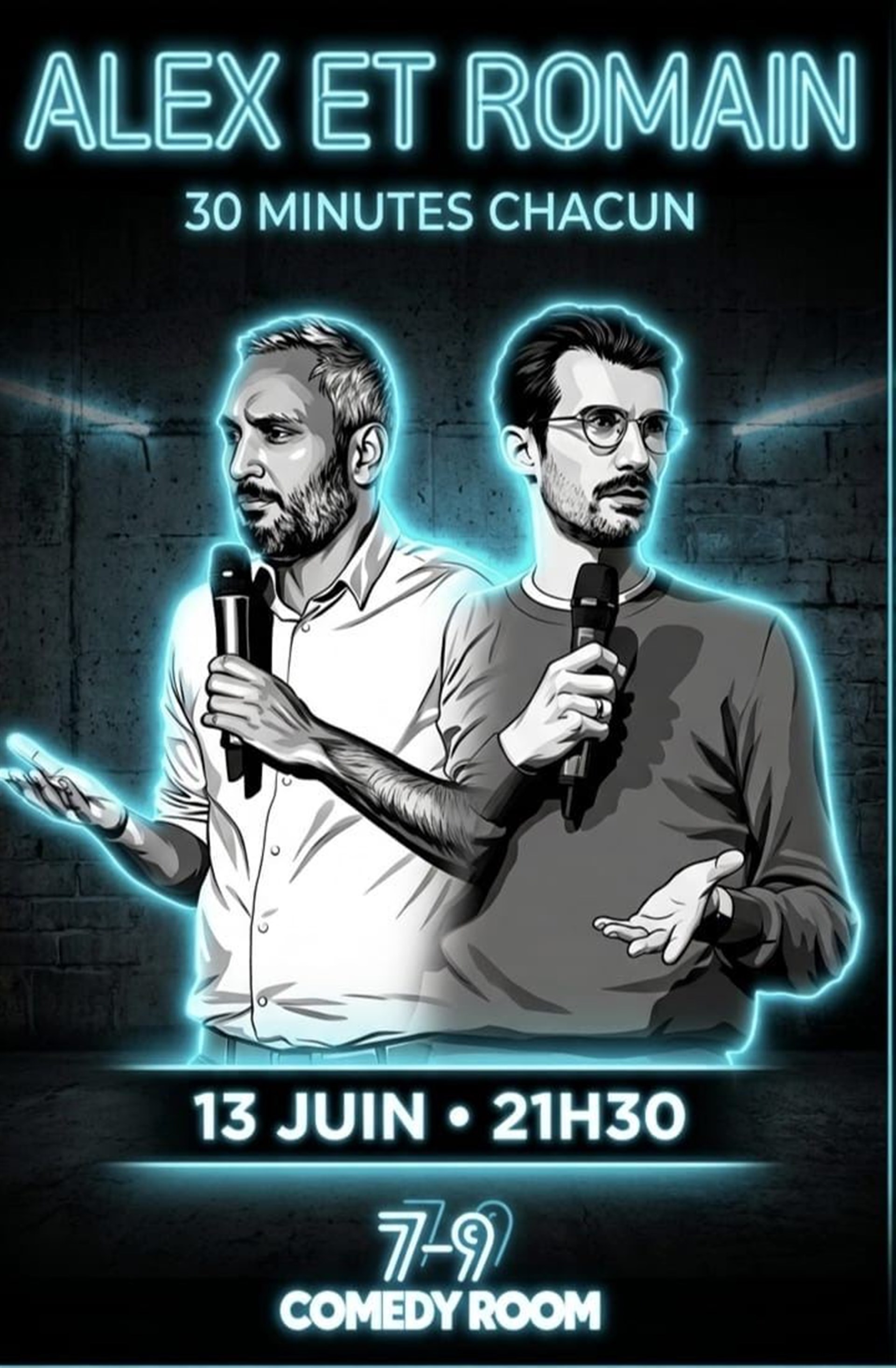 Alex et Romain : 30 minutes chacun