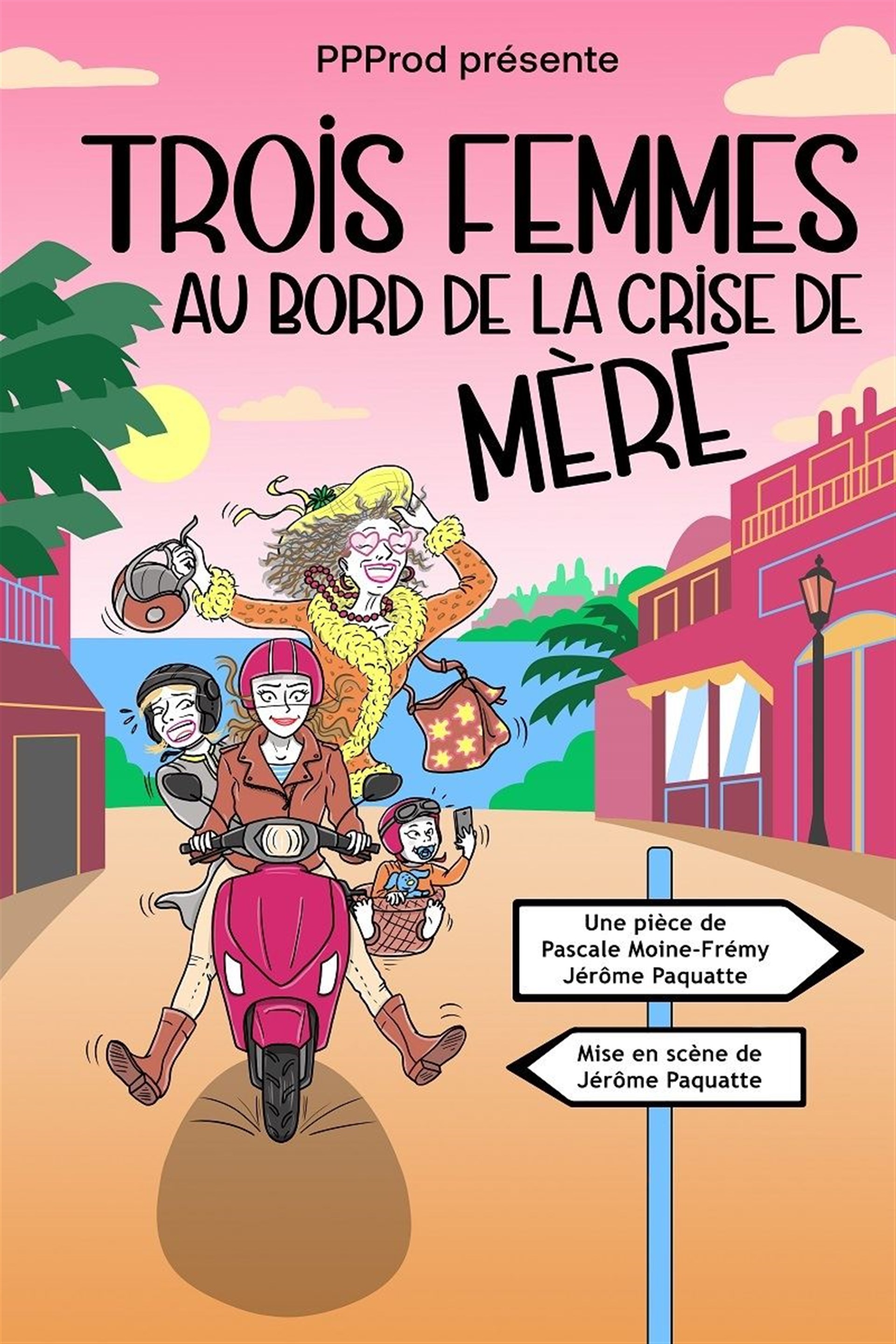 Trois femmes au bord de la crise de mère