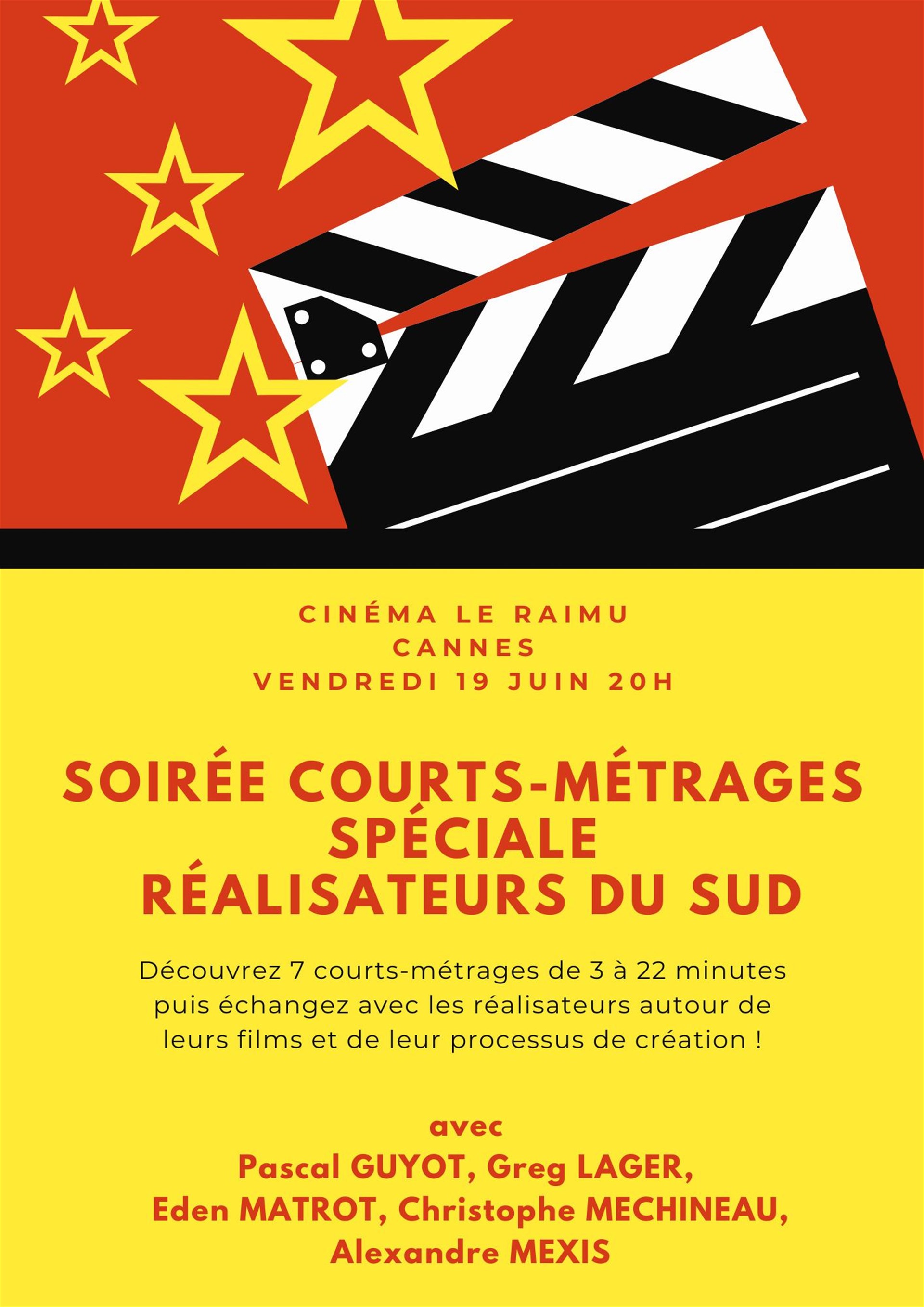 Courts métrages et débat avec réalisateurs