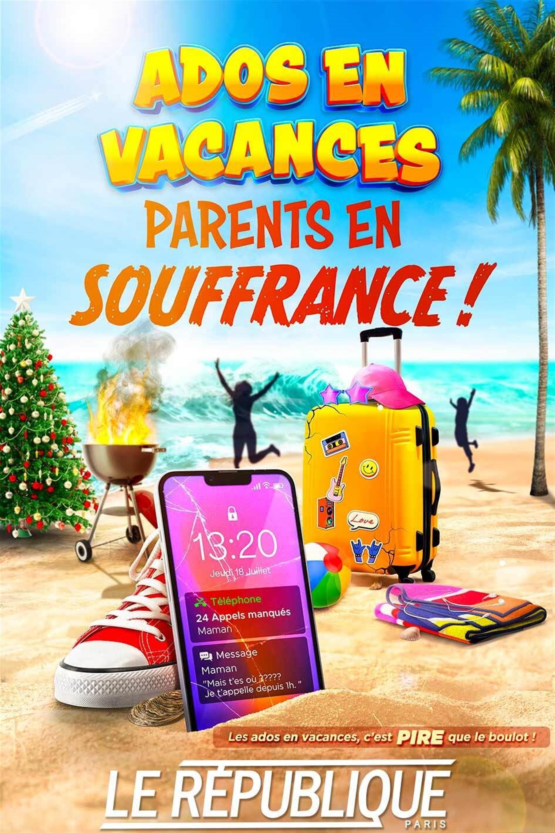 Ados en vacances, parents en souffrance !